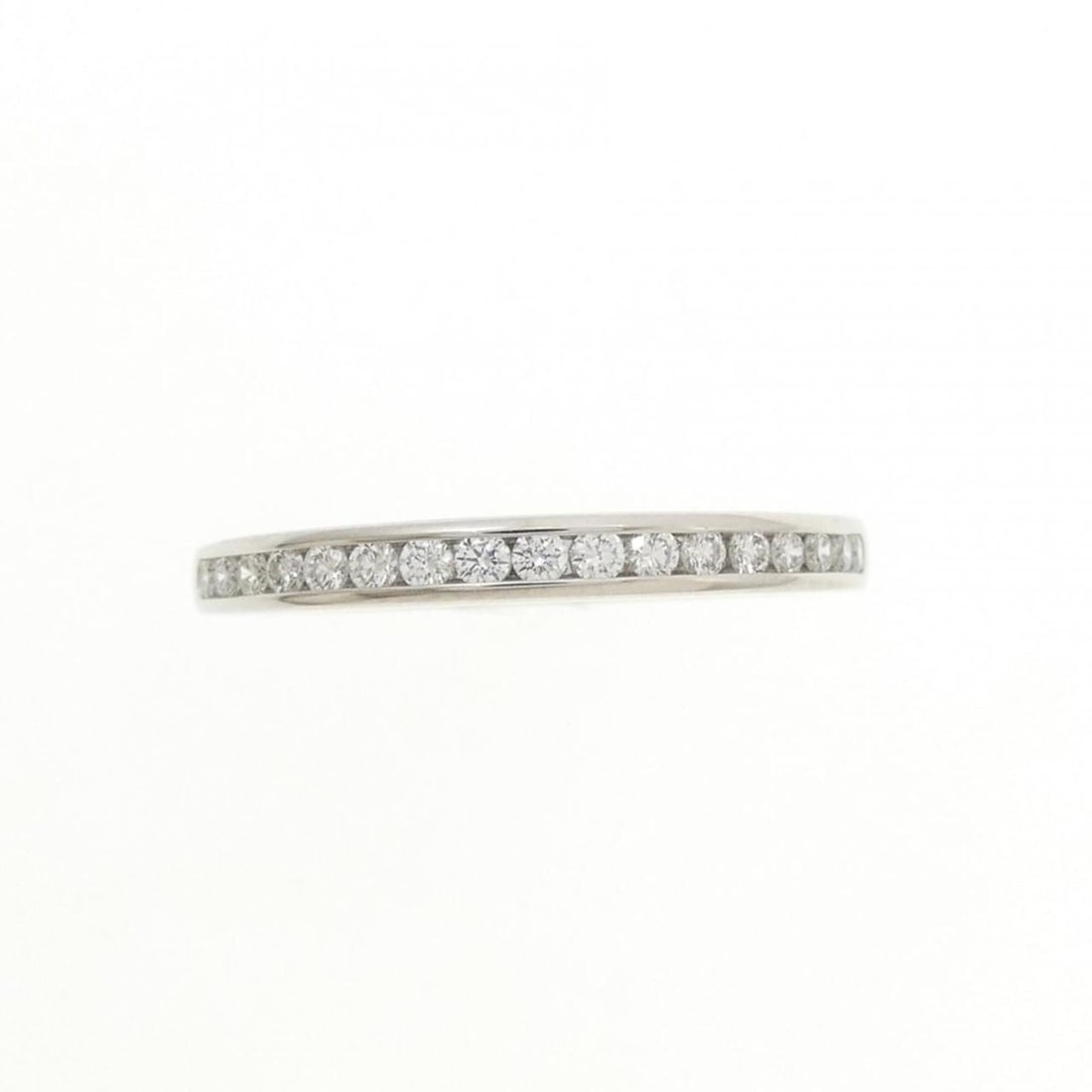 Tiffany Half Circle Channel Setting Ring - 2