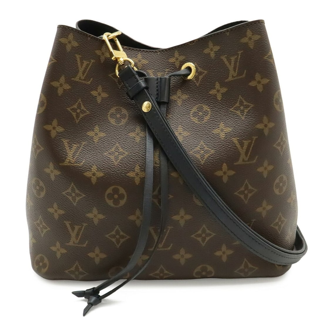 LOUIS VUITTON Louis Vuitton Monogram Neo Noe Shoulder Bag, Noir Black M44020 (1 of 9)