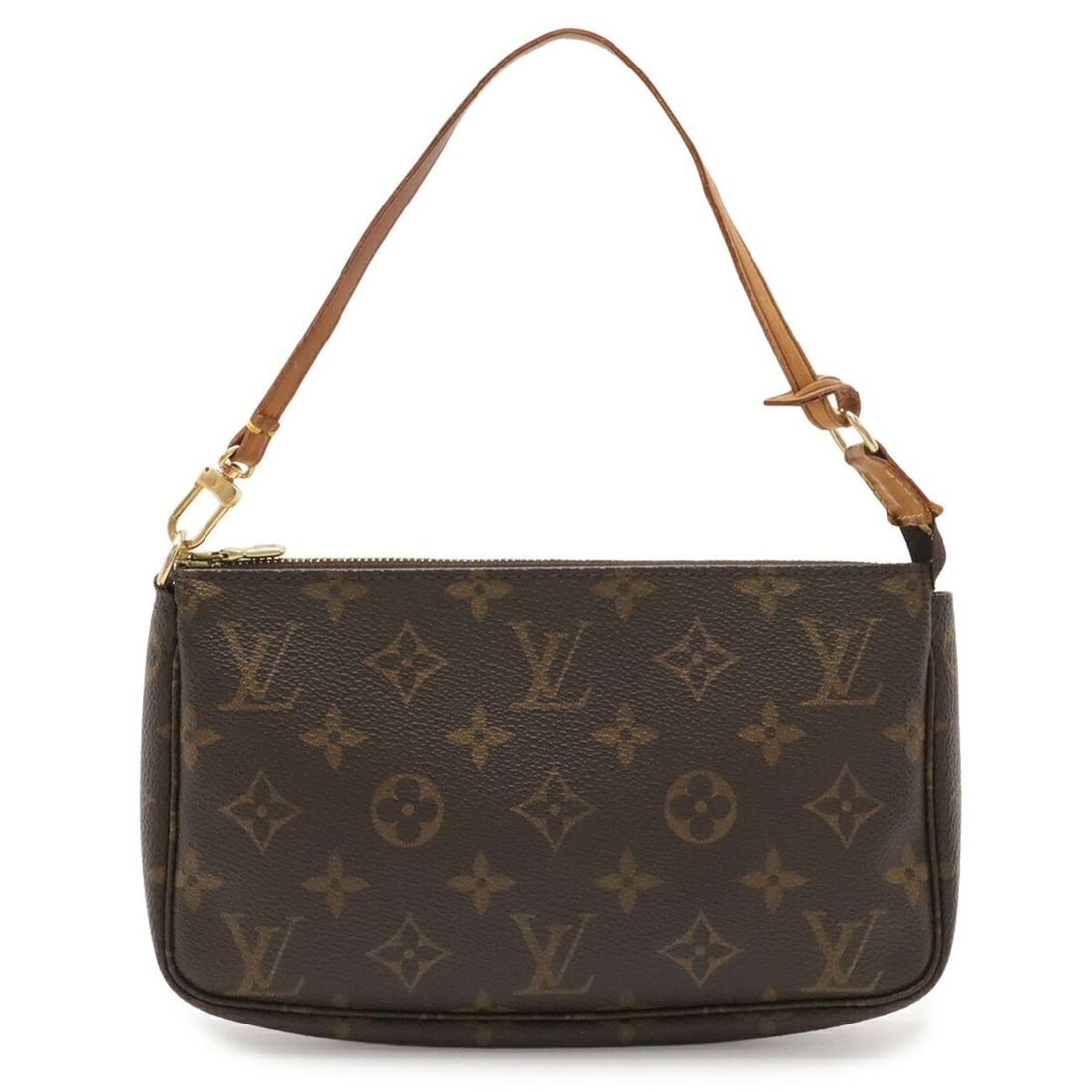 LOUIS VUITTON Louis Vuitton Monogram Pochette Accessoires Handbag Pouch - Bag M51980: --- Catalog ---Category: SizeSize (HxWxD): 13cm x 21.5cm x 4cm / 5.11'' x 8.46'' x 1.57''Category: DesignType: Handbag, Pochette, PouchColor: Brown, Galle, MonogramGender: WomenMaterial: Monogram Cate
