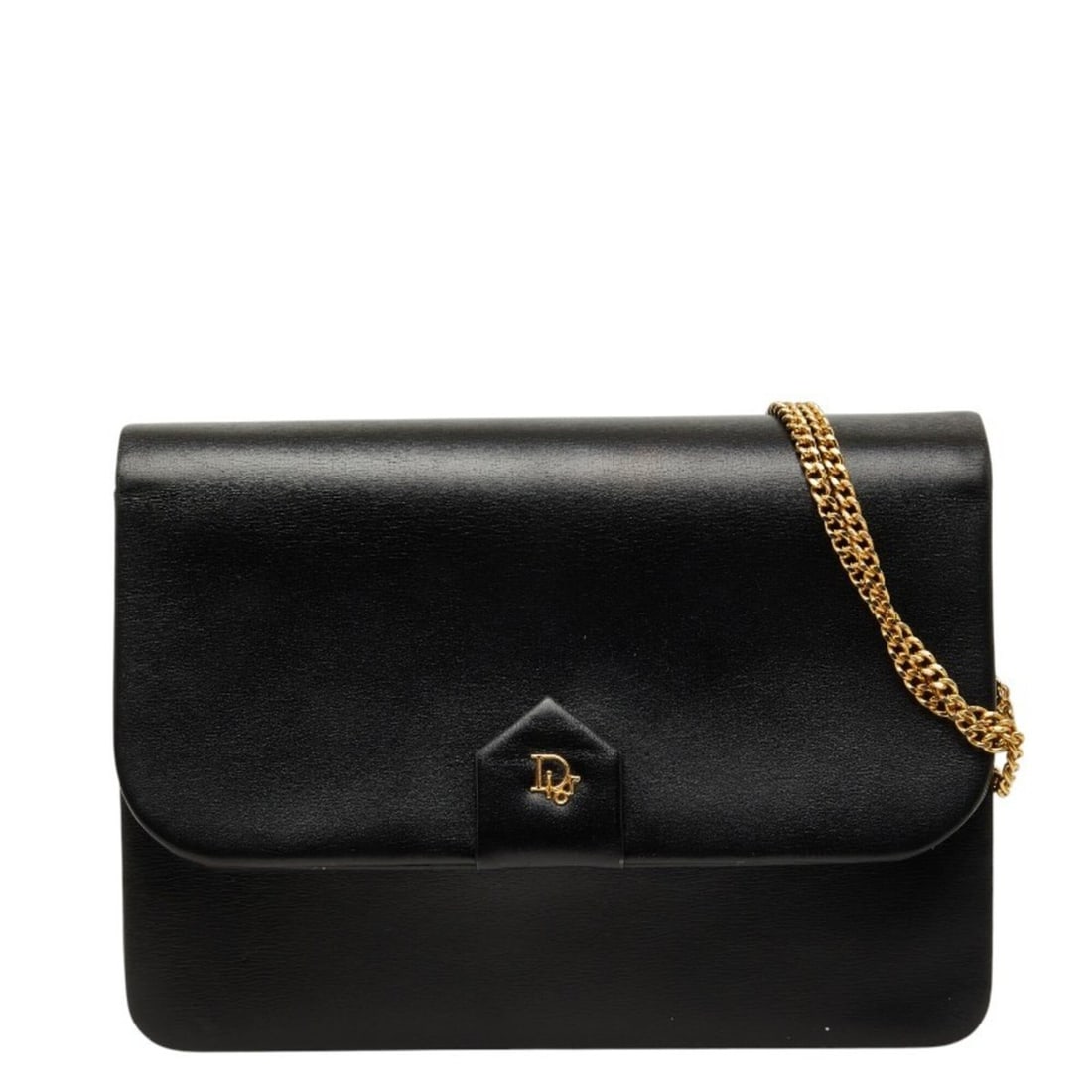 Christian Dior Dior Crossbody Chain Shoulder Bag, Black Leather, Women's: --- Catalog ---Category: SizeSize (HxWxD): 13.5cm x 19cm x 2.5cm / 5.31'' x 7.48'' x 0.98''Category: DesignType: Shoulder bagColor: BlackGender: WomenMaterial: Leather Category: GeneralBrand: Christia
