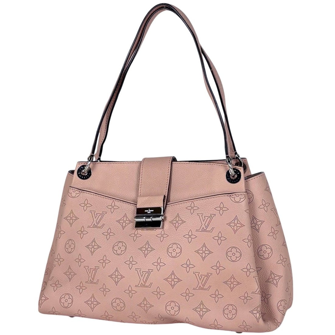 Louis Vuitton Sevres Tote Bag, Monogram Mahina, Magnolia (Pink), M41789, Women's: --- Catalog ---Category: SizeSize (HxWxD): 23cm x 34cm x 15cm / 9.05'' x 13.38'' x 5.9''Category: DesignType: Tote bagColor: Magnolia, PinkGender: WomenMaterial: Mahina leather Category: GeneralMPN: M