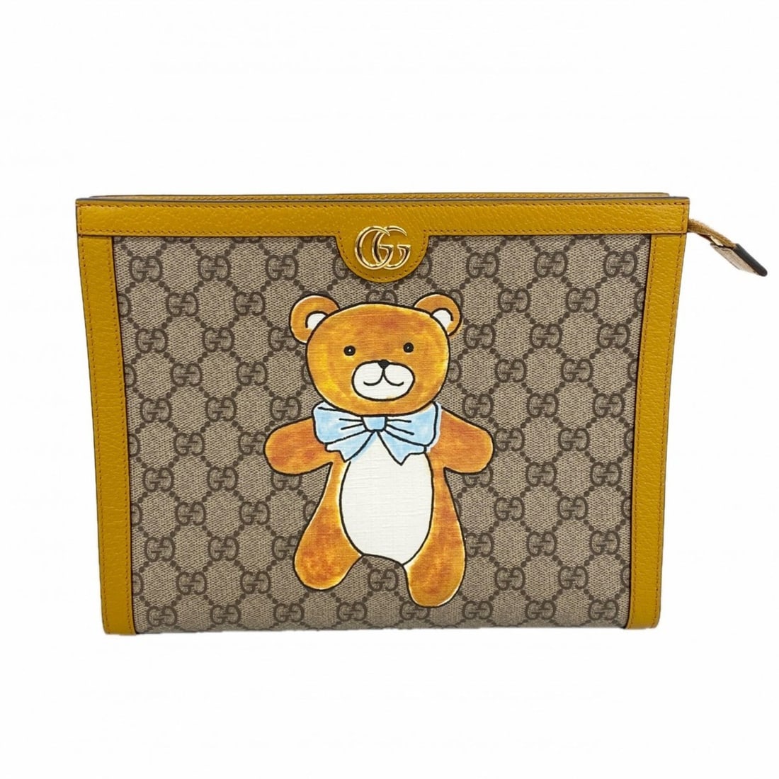 Gucci GG Supreme Clutch Bag 660513 Brown Women's OP010304: --- Catalog ---Category: SizeSize (HxWxD): 20cm x 26cm x 6cm / 7.87'' x 10.23'' x 2.36''Category: DesignType: Clutch bagColor: BrownGender: WomenMaterial: PVC Hardware Color: GoldCategory: GeneralMPN: