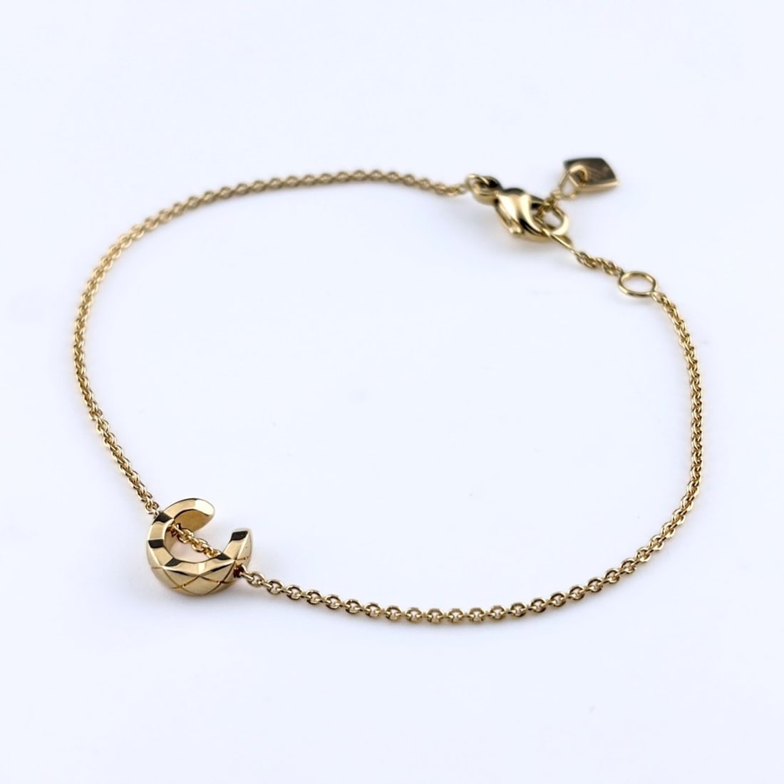 Chanel Matelassé Coco Crush Bracelet, Yellow Gold (750), Women's Bracelet (1 of 7)