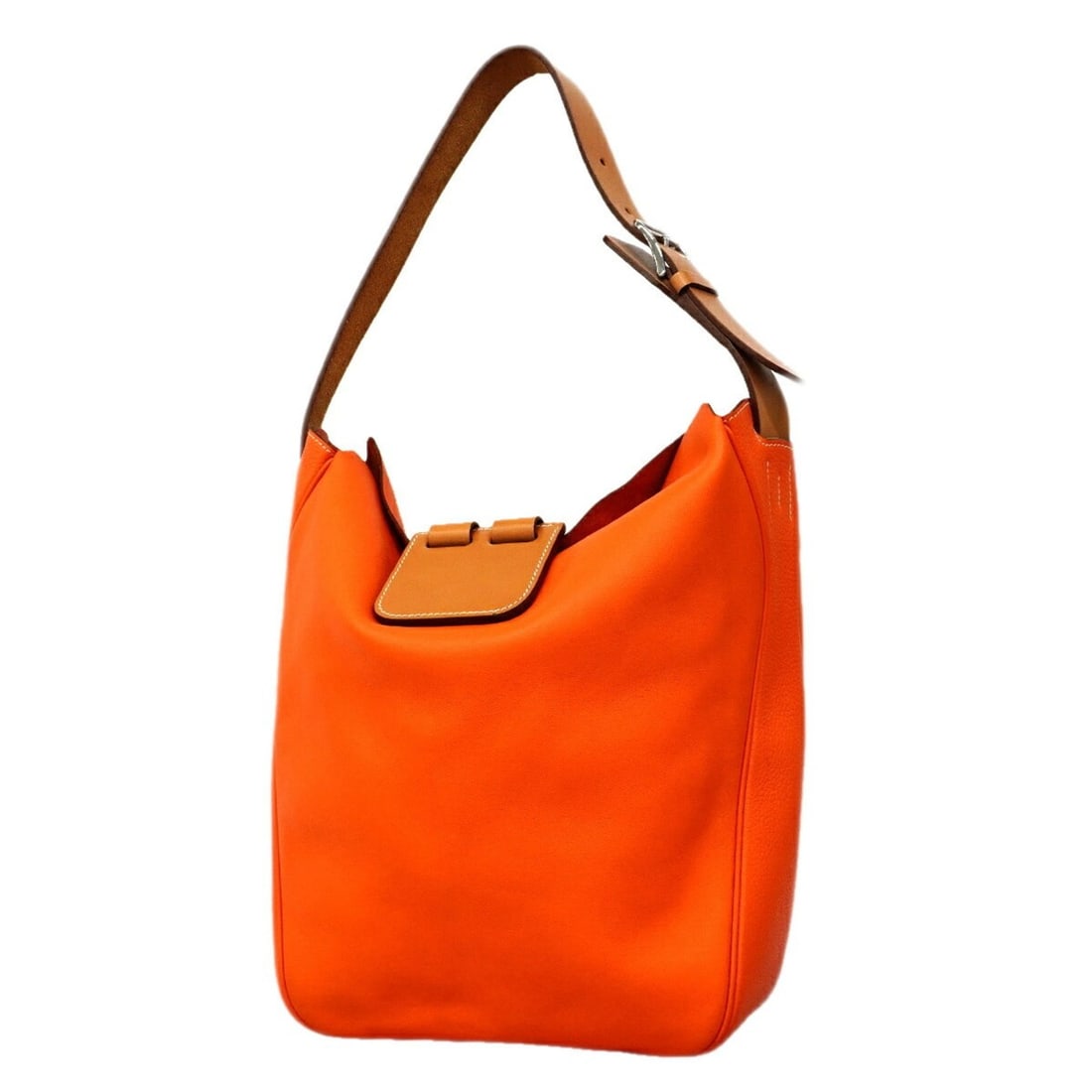 Hermes Villevolte 24 Shoulder Bag, Swift Leather, Gold, Feu, X Stamp, Women's, OP008620: --- Catalog ---Category: SizeSize (HxWxD): 38cm x 23cm x 11cm / 14.96'' x 9.05'' x 4.33''Category: DesignType: Shoulder bagColor: Feu, GoldGender: WomenMaterial: Swift leather Hardware Color: SilverCa