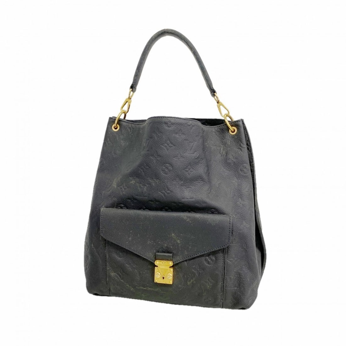 Louis Vuitton handbag, Monogram Empreinte Métis M40808 Noir (women's), OP008166: --- Catalog ---Category: SizeSize (HxWxD): 35.5cm x 32cm x 15cm / 13.97'' x 12.59'' x 5.9''Category: DesignType: HandbagColor: NoirGender: WomenCategory: GeneralMPN: M40808Brand: Louis Vuitton--- Item