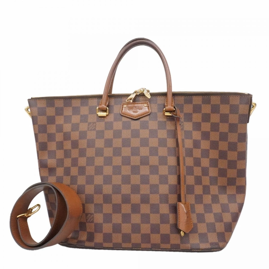 Louis Vuitton Damier Belmont N63169 Ebene 2-way handbag for women OP008143 (1 of 15)