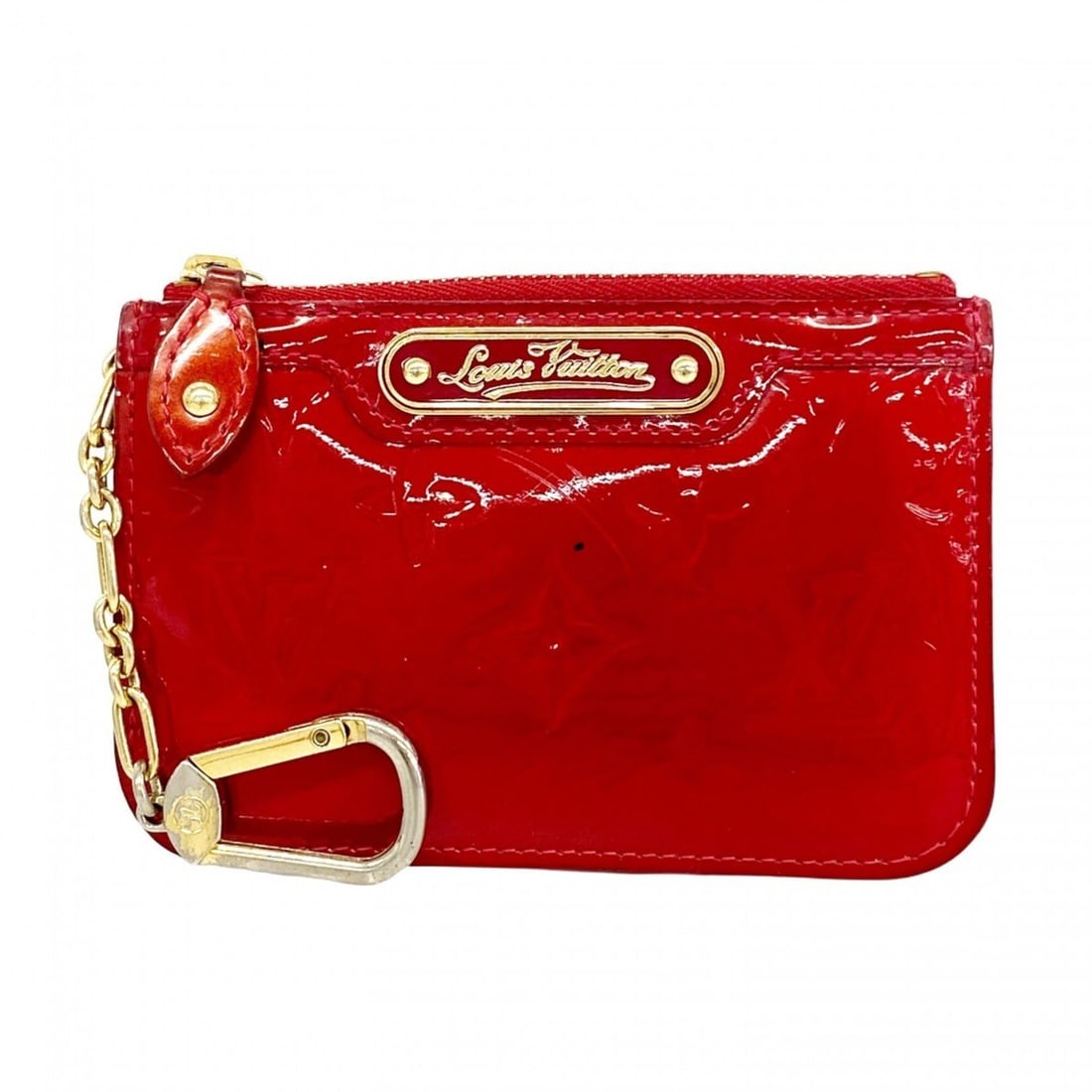 Louis Vuitton Vernis Pochette Clé NM Wallet/Coin Case M93559 Pomme d'Amour Women's OP011785: --- Catalog ---Category: SizeSize (HxWxD): 8.5cm x 13cm x 1cm / 3.34'' x 5.11'' x 0.39''Category: DesignType: Coin purse/coin caseColor: Pomme d'amourGender: WomenCategory: GeneralMPN: M93559Brand: Lo