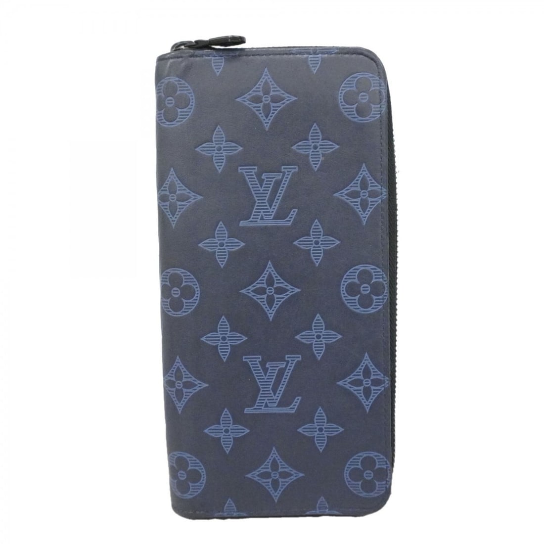 Louis Vuitton Monogram Shadow Zippy Wallet Vertical Long M80423 Black Navy Men's OP011764: --- Catalog ---Category: SizeSize (HxWxD): 20cm x 10cm x 2cm / 7.87'' x 3.93'' x 0.78''Category: DesignType: Long wallet (bi-fold)Color: Black, NavyGender: MenCategory: GeneralMPN: M80423Brand: Louis 
