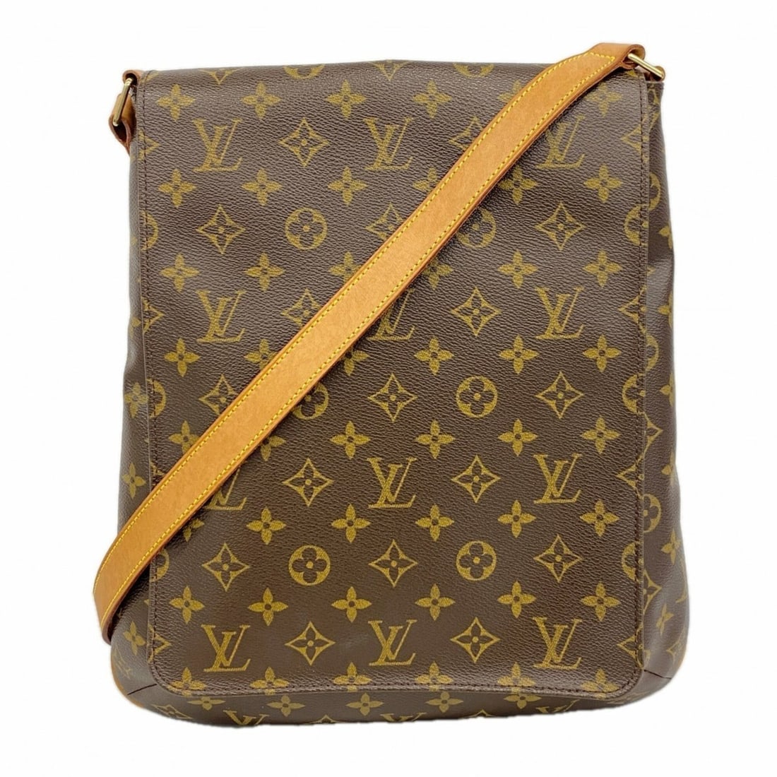Louis Vuitton Monogram Musette Shoulder Bag M51256 Brown Women's: --- Catalog ---Category: SizeSize (HxWxD): 37cm x 30cm x 2cm / 14.56'' x 11.81'' x 0.78''Category: DesignType: Shoulder bagColor: BrownGender: WomenCategory: GeneralMPN: M51256Brand: Louis Vuitton--- 