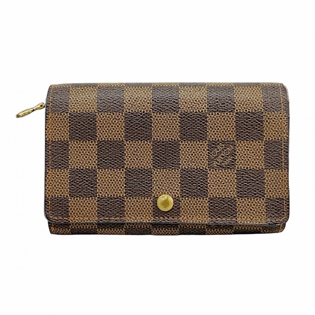 Louis Vuitton Damier Portefeuille Tresor Wallet N61736 Ebene Women's: --- Catalog ---Category: SizeSize (HxWxD): 9cm x 14cm x 3cm / 3.54'' x 5.51'' x 1.18''Category: DesignType: Wallet (bi-fold)Color: EbeneGender: WomenCategory: GeneralMPN: N61736Brand: Louis Vuitton---