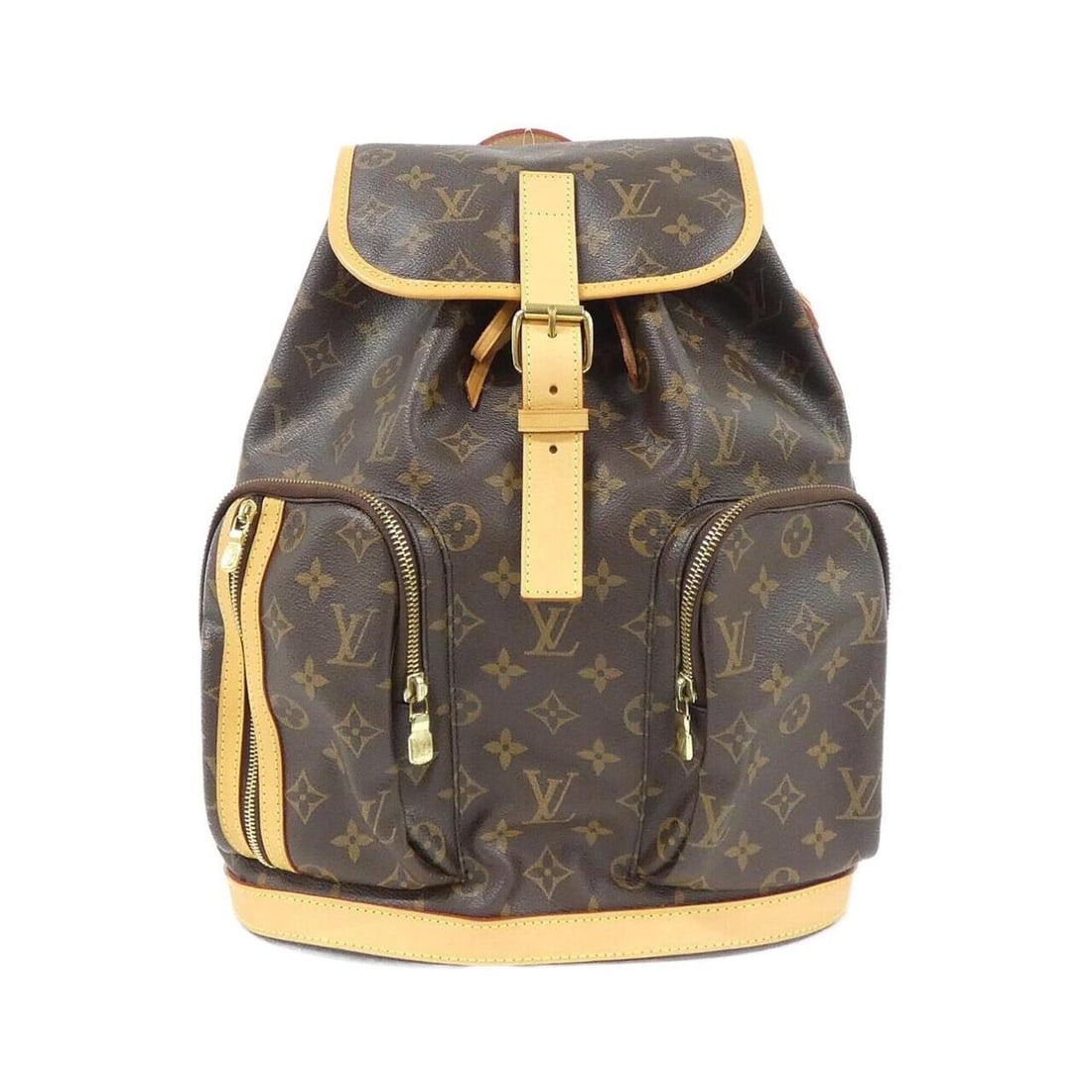 Louis Vuitton Monogram Sac à Bosphore M40107 Backpack: --- Catalog ---Category: SizeSize (HxWxD): 38cm x 31cm x 11cm / 14.96'' x 12.2'' x 4.33''Category: DesignType: BackpackColor: MarronGender: WomenMaterial: Coated canvas Hardware Color: GoldCategory: G