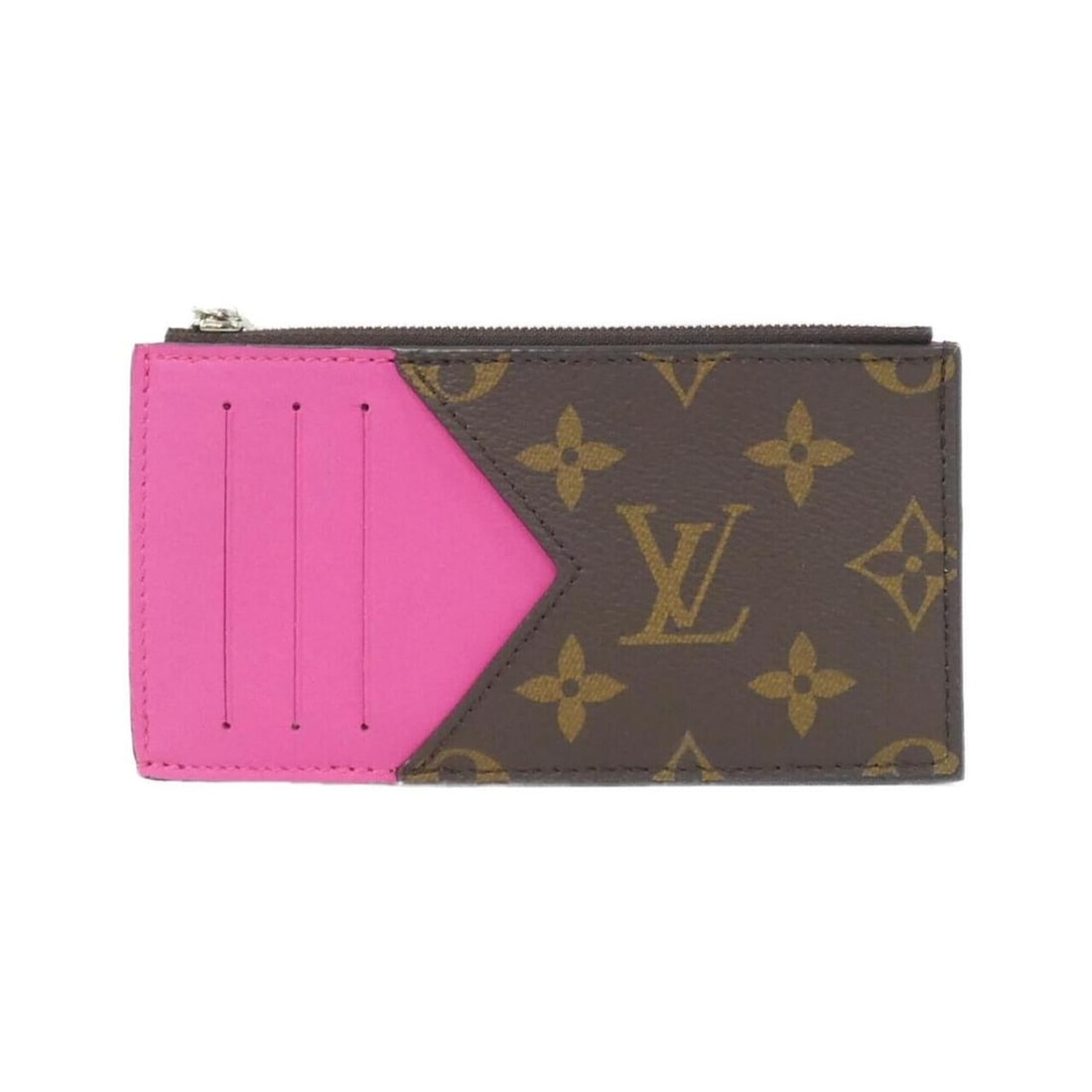 Louis Vuitton Monogram Coin Card Holder M82912 Wallet/Coin Case: --- Catalog ---Category: SizeSize (HxWxD): 14cm x 8cm x 1cm / 5.51'' x 3.14'' x 0.39''Category: DesignType: Coin purse/coin caseColor: Fuchsia, MarronGender: WomenMaterial: Coated canvas Category: Gen