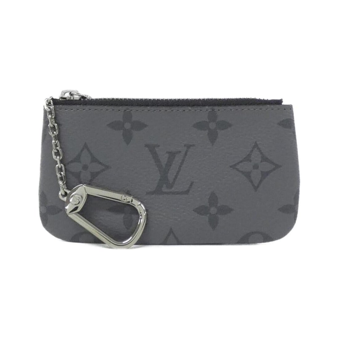Louis Vuitton Monogram Eclipse Reverse Card Key Case Pochette Clé M80905 Coin &: --- Catalog ---Category: SizeSize (HxWxD): 7cm x 12cm x 1cm / 2.75'' x 4.72'' x 0.39''Category: DesignType: Coin purse/coin caseColor: Black, GrisGender: MenMaterial: Coated canvas Category: GeneralMP