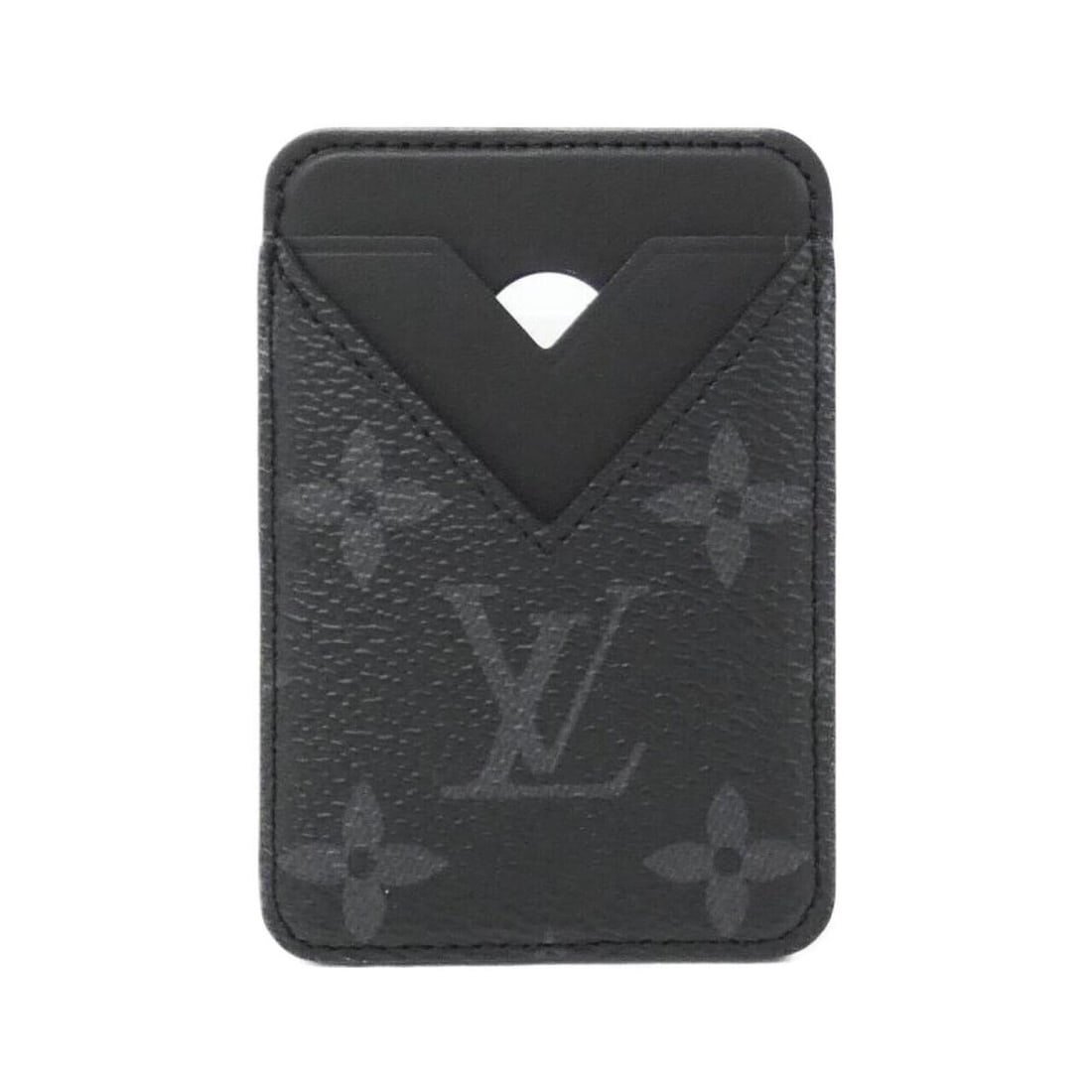 Louis Vuitton Monogram Eclipse Porte Cartes Magnet M12602 Business Card Holder/Card Case: --- Catalog ---Category: DesignType: Card caseColor: BlackGender: MenMaterial: Coated canvas Category: GeneralMPN: M12602Brand: Louis VuittonCategory: Physical PropertiesSize (HxWxD): 10cm x 7cm / 3.9