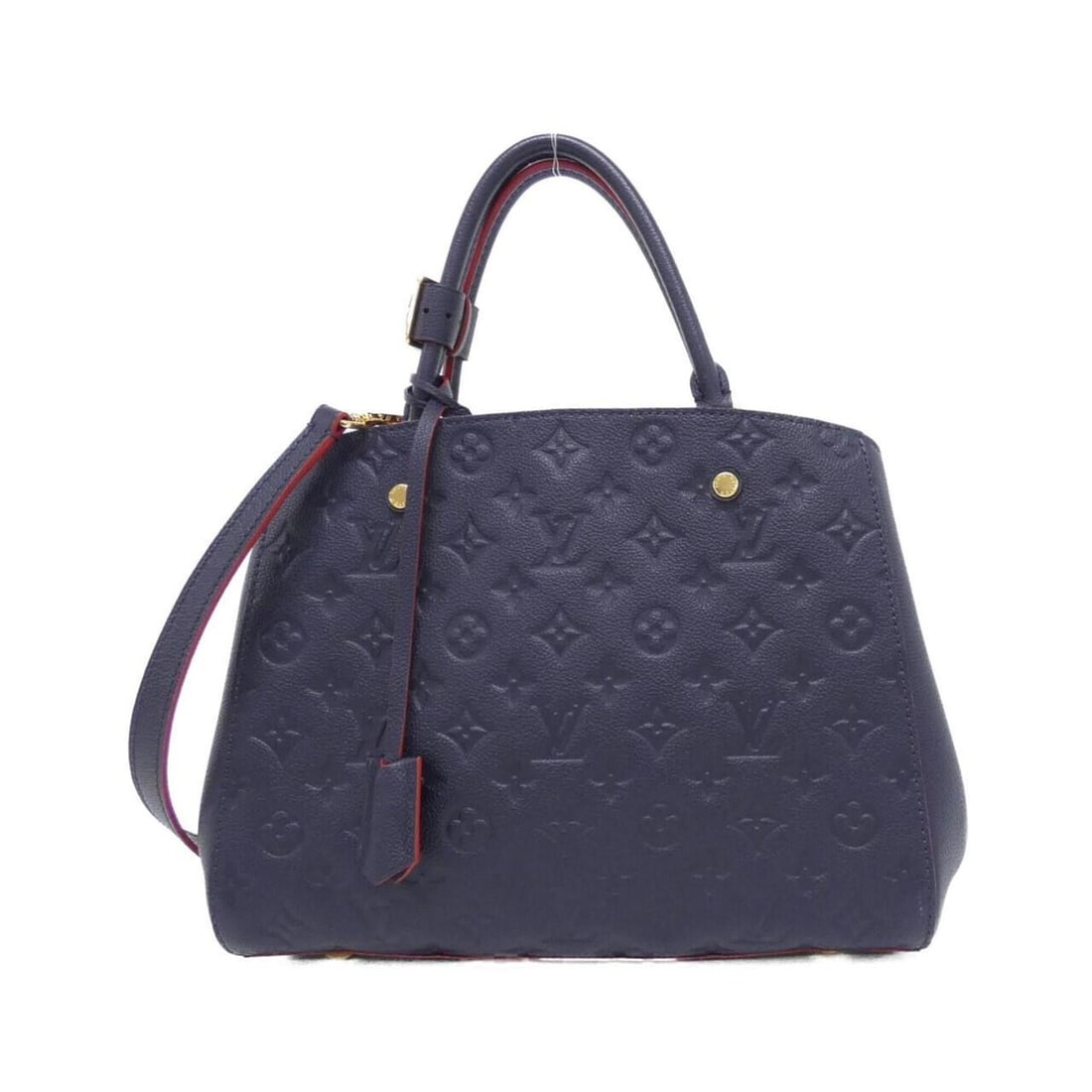 Louis Vuitton Monogram Empreinte Montaigne BB M42747 Handbag: --- Catalog ---Category: SizeSize (HxWxD): 20cm x 29cm x 13cm / 7.87'' x 11.41'' x 5.11''Category: DesignType: HandbagColor: Marine rougeGender: WomenMaterial: Monogram Empreinte Category: