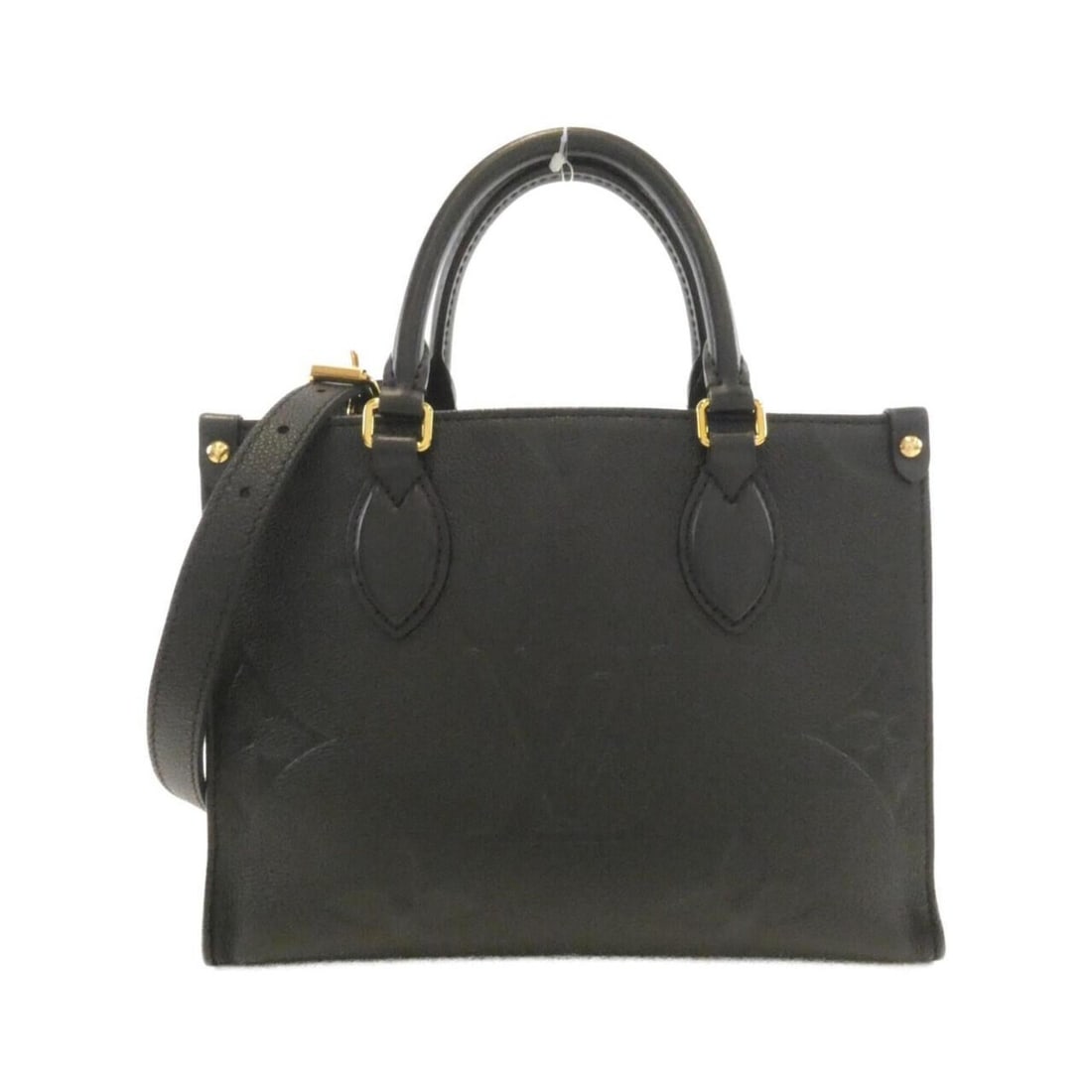Louis Vuitton Monogram Empreinte OnTheGo PM M45653 Handbag: --- Catalog ---Category: SizeSize (HxWxD): 19cm x 25cm x 11cm / 7.48'' x 9.84'' x 4.33''Category: DesignType: HandbagColor: BlackGender: WomenMaterial: Monogram Empreinte Category: GeneralMPN: M45653B