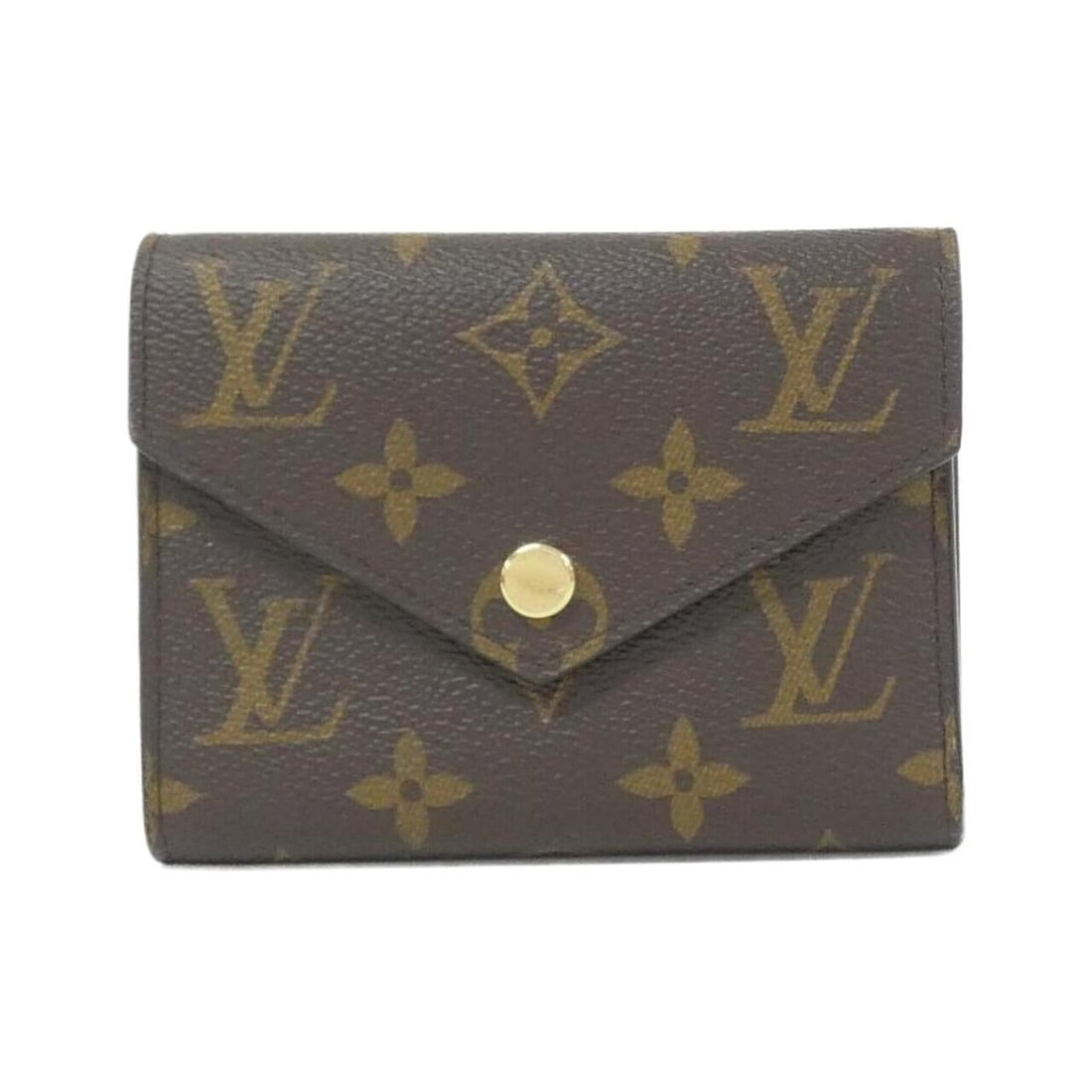 Louis Vuitton Monogram Portefeuille Victorine M62472 Wallet: --- Catalog ---Category: SizeSize (HxWxD): 9cm x 12cm x 2cm / 3.54'' x 4.72'' x 0.78''Category: DesignType: Wallet (tri-fold)Color: MarronGender: Men,WomenMaterial: Coated canvas Category: GeneralMPN: