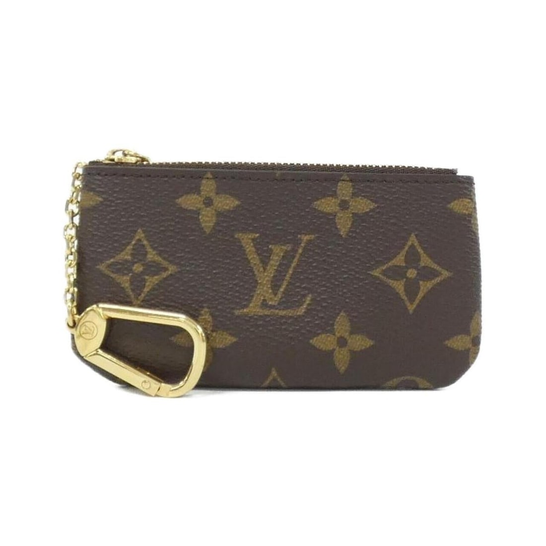 Louis Vuitton Monogram Pochette Clé M62650 Coin & Key Case: --- Catalog ---Category: SizeSize (HxWxD): 7cm x 12cm x 1cm / 2.75'' x 4.72'' x 0.39''Category: DesignType: Coin purse/coin caseColor: MarronGender: Men,WomenMaterial: Coated canvas Category: GeneralM