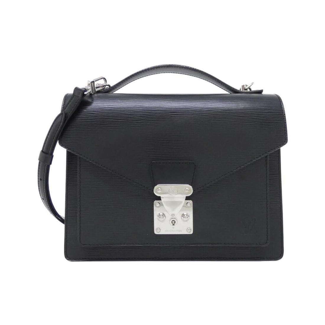 Louis Vuitton Epi Monceau 28cm M52792 Handbag: --- Catalog ---Category: SizeSize (HxWxD): 22cm x 28cm x 6cm / 8.66'' x 11.02'' x 2.36''Category: DesignType: HandbagColor: BlackGender: Men,WomenMaterial: Leather Hardware Color: SilverLeather/Fur Ty