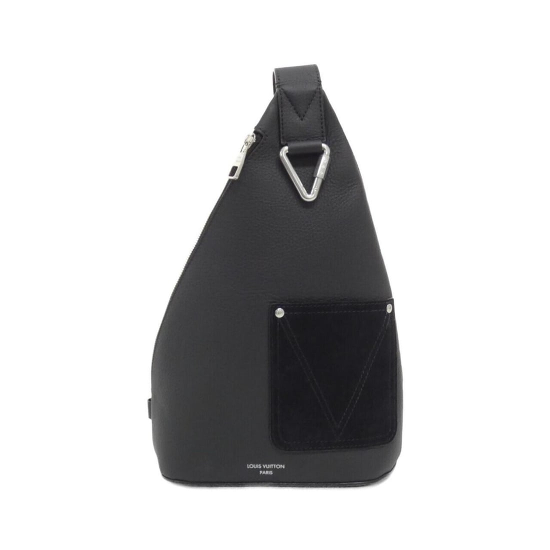 Louis Vuitton LV Touch Delta Sling Bag M27060 Shoulder: --- Catalog ---Category: SizeSize (HxWxD): 35cm x 23.5cm x 7cm / 13.77'' x 9.25'' x 2.75''Category: DesignType: Shoulder bagColor: BlackGender: Men,WomenMaterial: Leather , Suede Hardware Color: