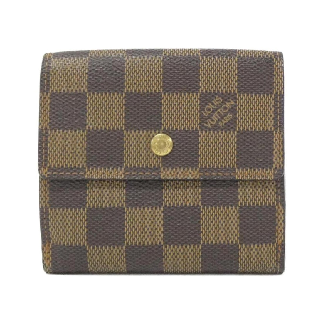 Louis Vuitton Damier Portefeuille Elise N61652 Wallet: --- Catalog ---Category: SizeSize (HxWxD): 10cm x 11cm x 3cm / 3.93'' x 4.33'' x 1.18''Category: DesignType: Wallet (tri-fold)Color: EbeneGender: Men,WomenMaterial: Coated canvas Category: GeneralMPN: