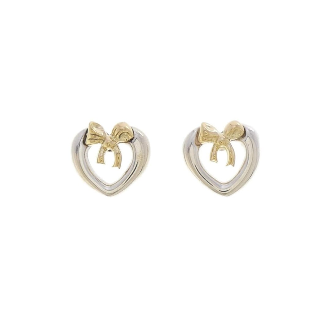 Tiffany & Co. 925 750YG Earrings: --- Catalog ---Category: SizeSize (HxWxD): 10.80mm x 11.40mm / 0.43'' x 0.45''Category: DesignType: Stud earringsGender: WomenMaterial: Silver 925, Yellow gold (18K)Category: GeneralBrand: Tiffany---