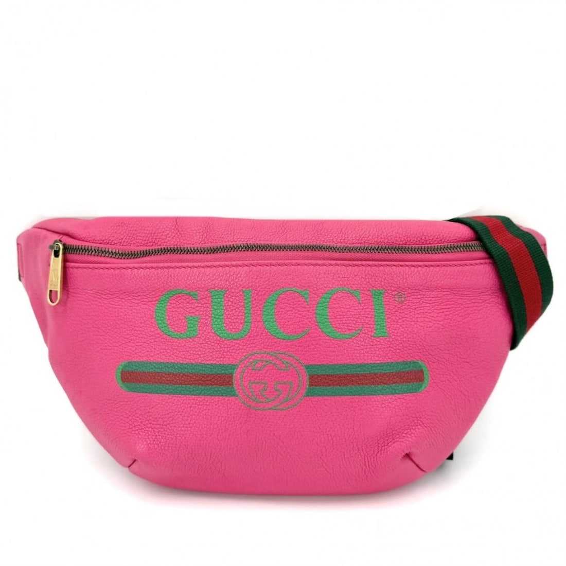 Gucci waist bag for men and women, logo print, body bag, Sherry line, cross-body, GUCCI 530412,: --- Catalog ---Category: SizeSize (HxWxD): 19cm x 39cm x 6cm / 7.48'' x 15.35'' x 2.36''Category: DesignType: Fanny packColor: PinkGender: Men,WomenMaterial: Leather Category: GeneralMPN: 530412Brand: