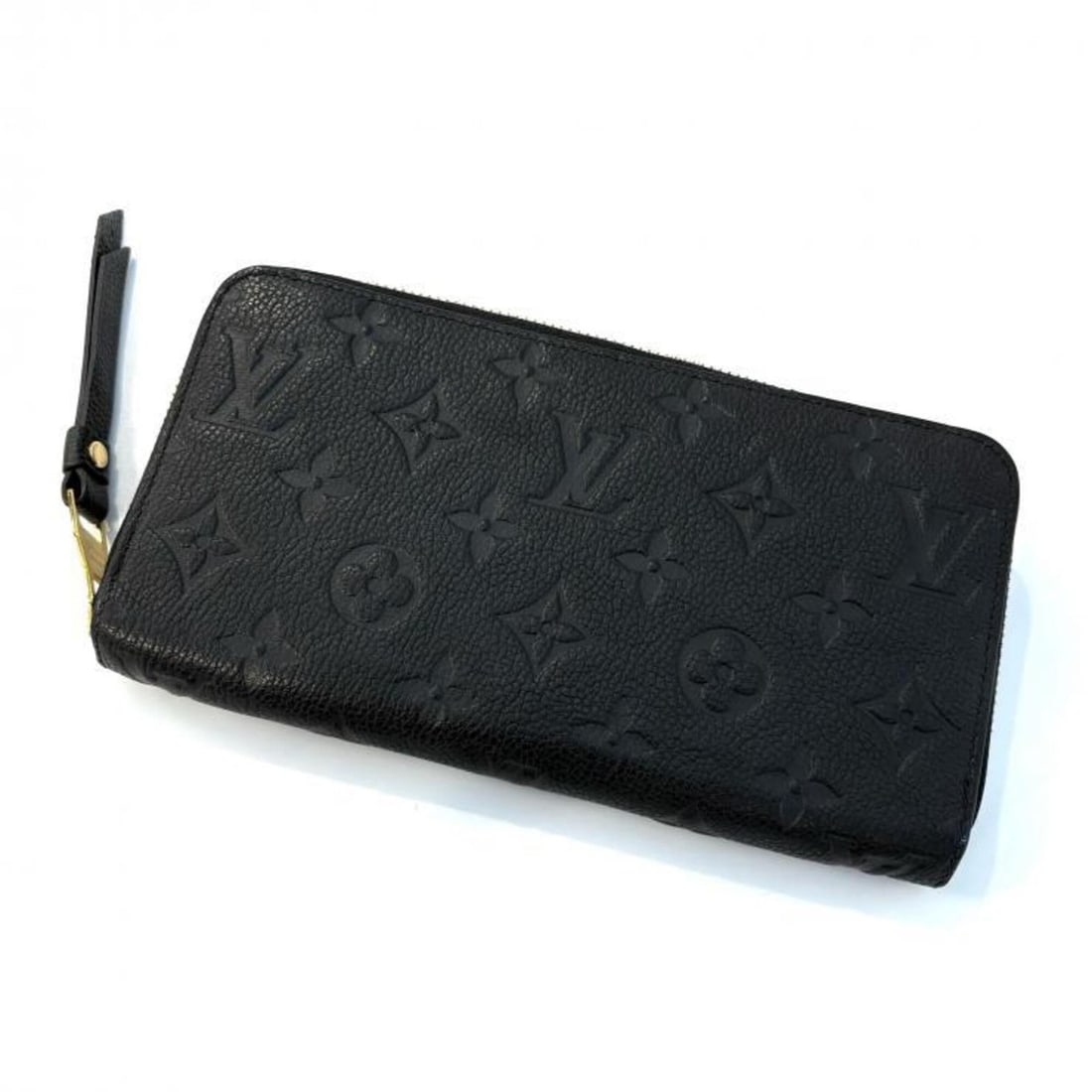 LOUIS VUITTON Monogram Empreinte Zippy Wallet Noir Long Round Zip Louis Vuitton: --- Catalog ---Category: SizeSize (HxWxD): 10.5cm x 19.5cm x 2.3cm / 4.13'' x 7.67'' x 0.9''Category: DesignType: Long wallet (bi-fold)Color: Black, NoirGender: WomenMaterial: Monogram Empreinte Categ