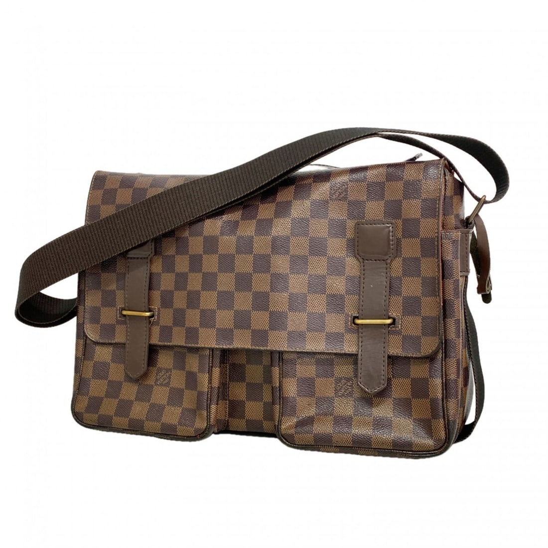 Louis Vuitton Damier Broadway Shoulder Bag N42270 Ebene Men's OP010264: --- Catalog ---Category: SizeSize (HxWxD): 25cm x 34cm x 9cm / 9.84'' x 13.38'' x 3.54''Category: DesignType: Shoulder bagColor: EbeneGender: MenCategory: GeneralMPN: N42270Brand: Louis Vuitton--- Ite