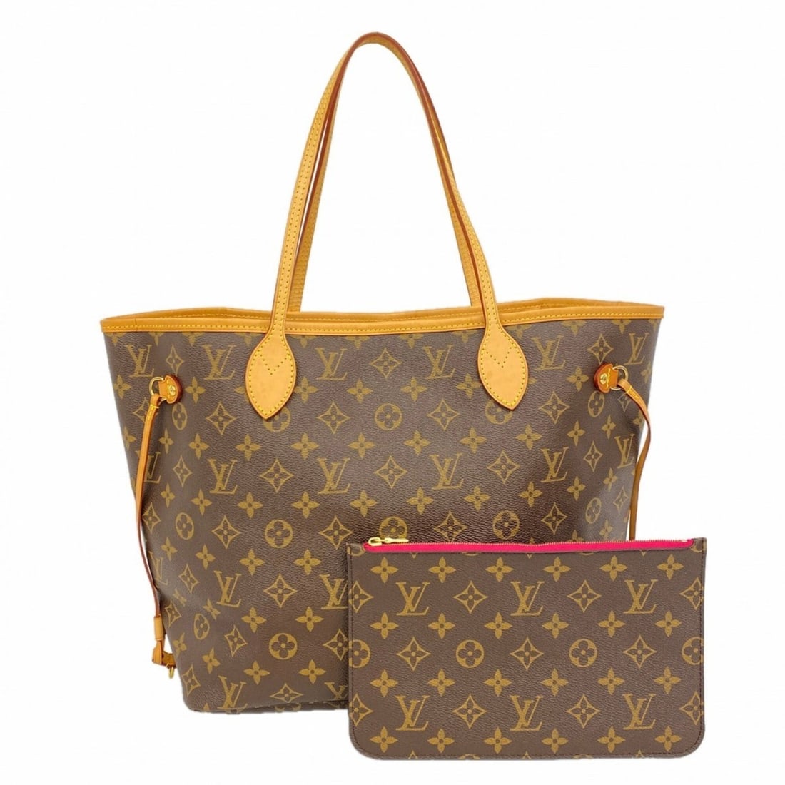 Louis Vuitton Monogram Neverfull MM Tote Bag M40996 Brown Fuchsia Women's OP009946: --- Catalog ---Category: SizeSize (HxWxD): 29cm x 32cm x 16cm / 11.41'' x 12.59'' x 6.29''Category: DesignType: Tote bagColor: Brown, FuchsiaGender: WomenCategory: GeneralMPN: M40996Brand: Louis Vuitt