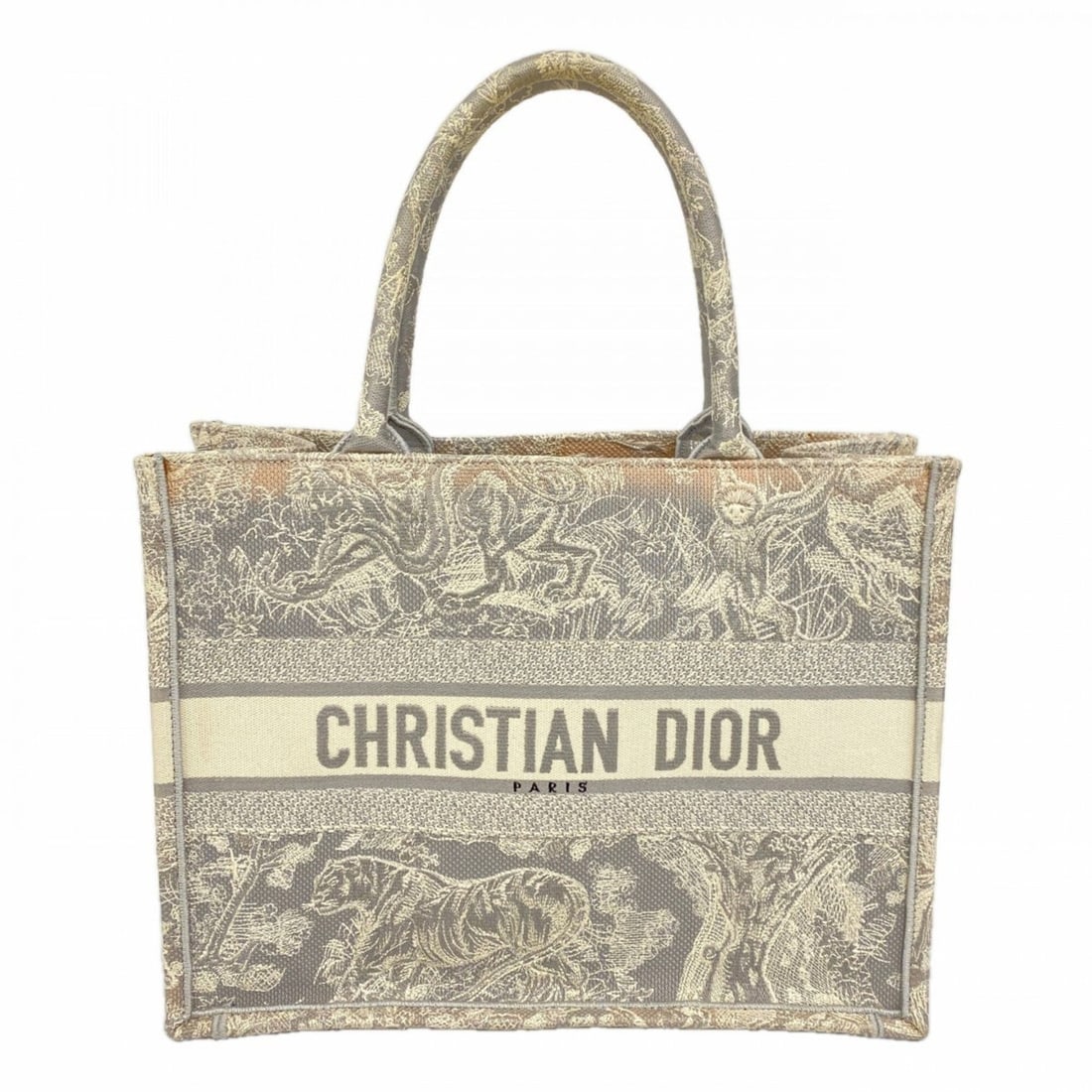 Christian Dior Book Tote Bag, Canvas, Gray, Women's: --- Catalog ---Category: SizeSize (HxWxD): 27cm x 35cm x 16cm / 10.62'' x 13.77'' x 6.29''Category: DesignType: Tote bagColor: GrayGender: WomenMaterial: Canvas Category: GeneralBrand: Christian Dior-
