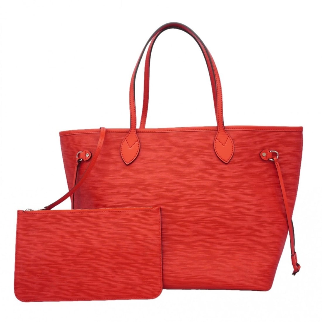 Louis Vuitton Epi Neverfull MM Tote Bag M41159 Coquelicot (Women's): --- Catalog ---Category: SizeSize (HxWxD): 29cm x 32cm x 16.5cm / 11.41'' x 12.59'' x 6.49''Category: DesignType: Tote bagColor: CoquelicotsGender: WomenCategory: GeneralMPN: M41159Brand: Louis Vuitto