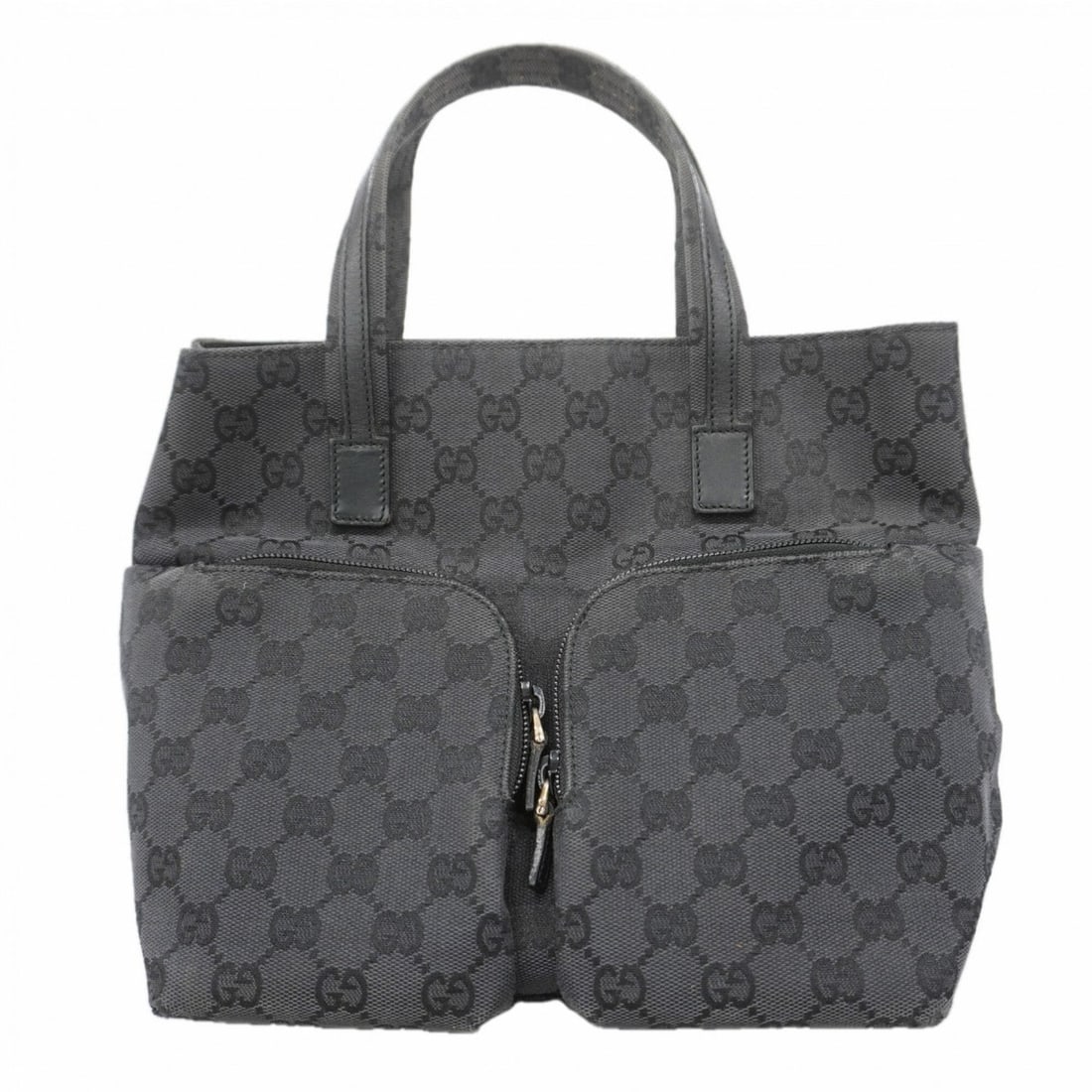 Gucci handbag, GG canvas, 002 1080, black, women's. (1 of 8)