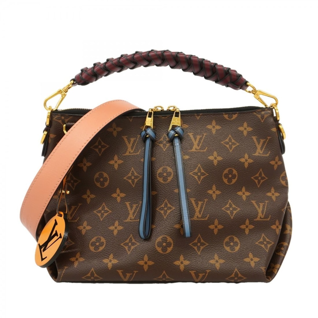 Louis Vuitton Monogram Mini Zipped Hobo Handbag M55090 Brown 2-way bag for women: --- Catalog ---Category: SizeSize (HxWxD): 20cm x 25.5cm x 14.5cm / 7.87'' x 10.03'' x 5.7''Category: DesignType: HandbagColor: BrownGender: WomenCategory: GeneralMPN: M55090Brand: Louis Vuitton--- It