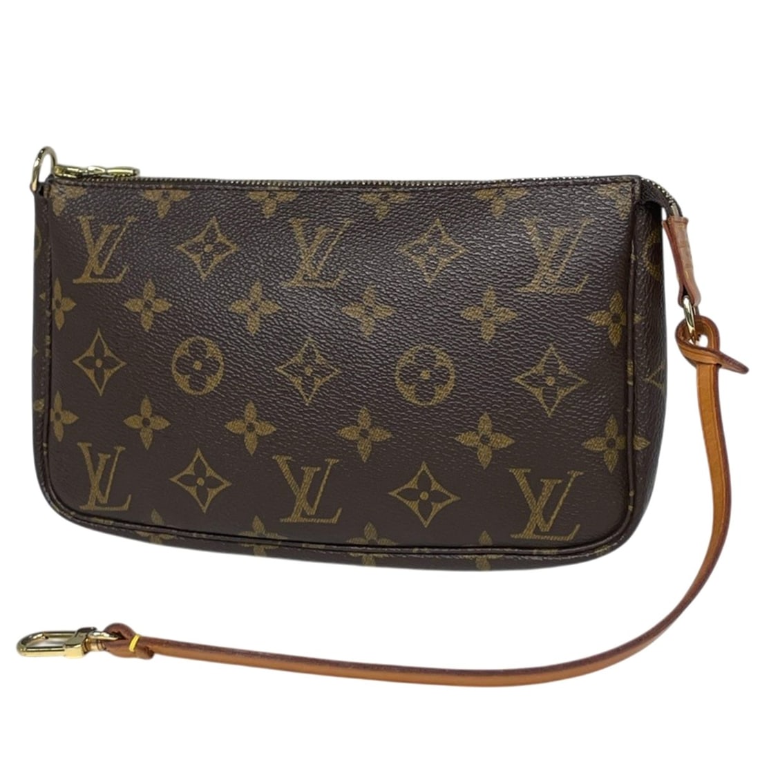Louis Vuitton Pochette Accessoires Makeup Cosmetics Accessory Pouch Monogram Brown M51980 Women's: --- Catalog ---Category: SizeSize (HxWxD): 12.5cm x 21cm x 4cm / 4.92'' x 8.26'' x 1.57''Category: DesignType: Pochette, PouchColor: BrownGender: WomenMaterial: Monogram Category: GeneralBrand: Louis 