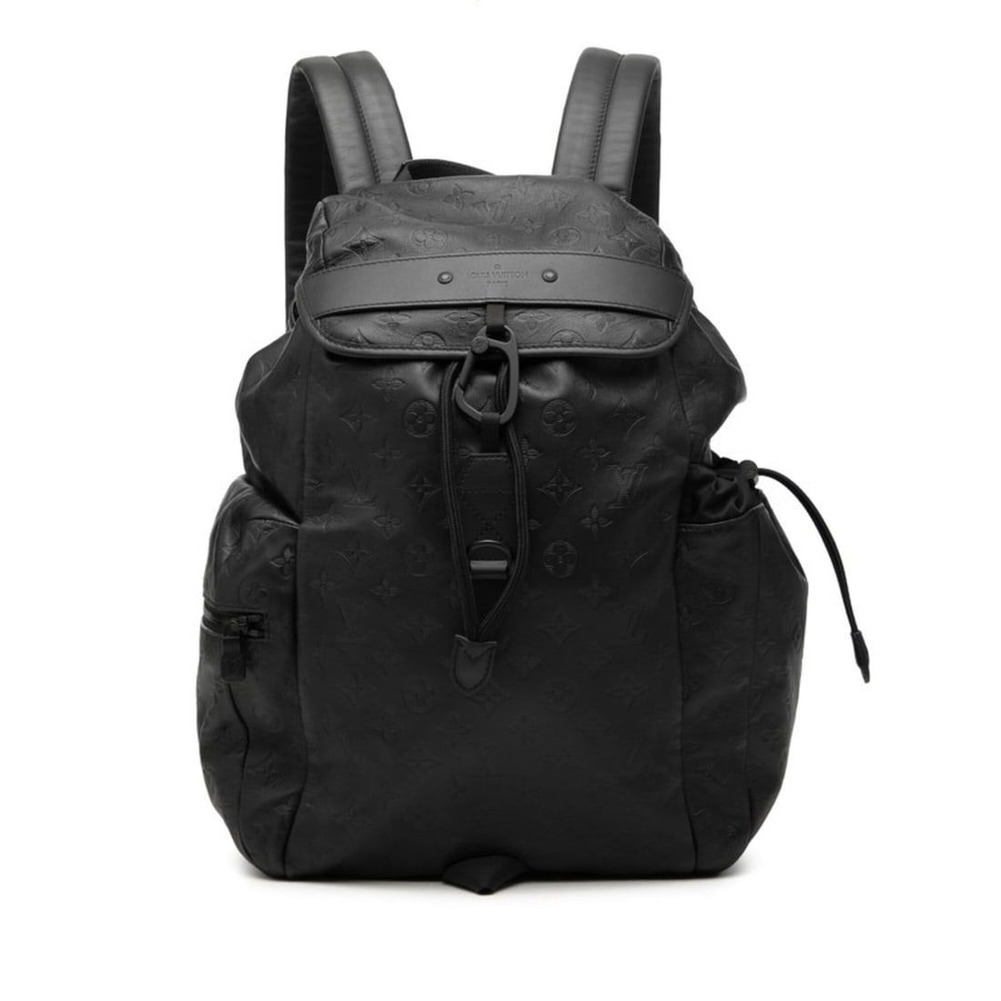 Louis Vuitton Monogram Shadow Discovery Backpack Daypack M43680 Black Noir Leather Men's LOUIS (1 of 13)