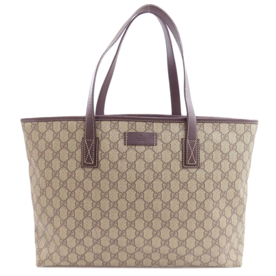 Gucci 211137 GG Supreme Tote Bag PVC Women's GUCCI: --- Catalog ---Category: SizeSize (HxWxD): 27cm x 46cm x 11cm / 10.62'' x 18.11'' x 4.33''Category: DesignType: Tote bagColor: BrownGender: WomenMaterial: PVC Category: GeneralMPN: 211137Brand: Gucci-