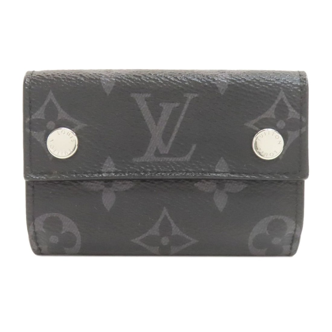 Louis Vuitton M67630 Discovery Compact Wallet Tri-fold Monogram Eclipse Men's LOUIS VUITTON: --- Catalog ---Category: SizeSize (HxWxD): 6.5cm x 9.5cm x 2.5cm / 2.55'' x 3.74'' x 0.98''Category: DesignType: Wallet (tri-fold)Color: Monogram EclipseGender: MenMaterial: Monogram Eclipse Category: