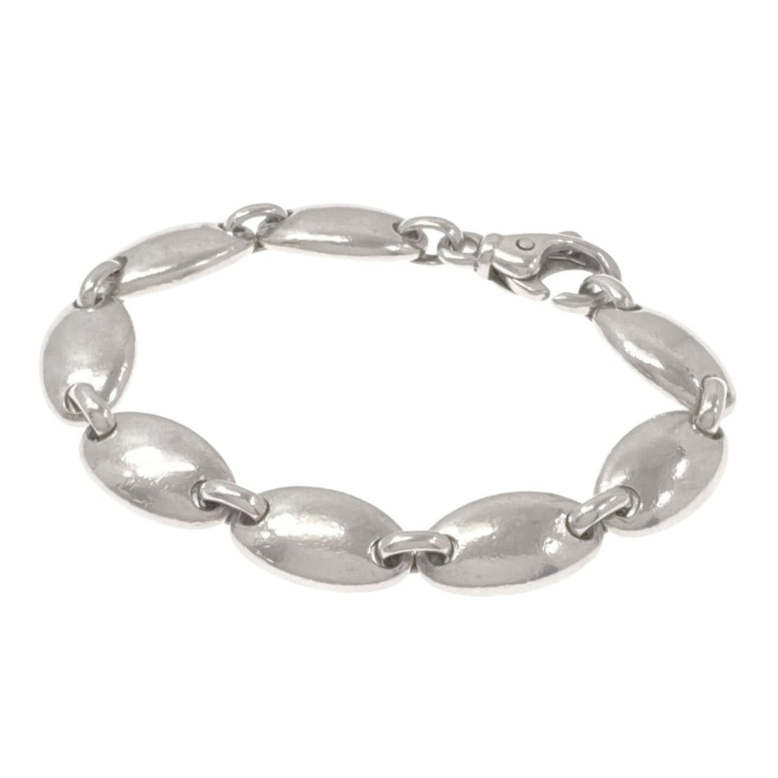 Tiffany & Co. Pebble Link Bracelet, Silver, Women's.: --- Catalog ---Category: SizeLength: 18cm / 7.08''Category: DesignType: Link braceletColor: SilverGender: WomenMaterial: SilverCategory: GeneralBrand: Tiffany--- Item List ---Section: ConditionRanking