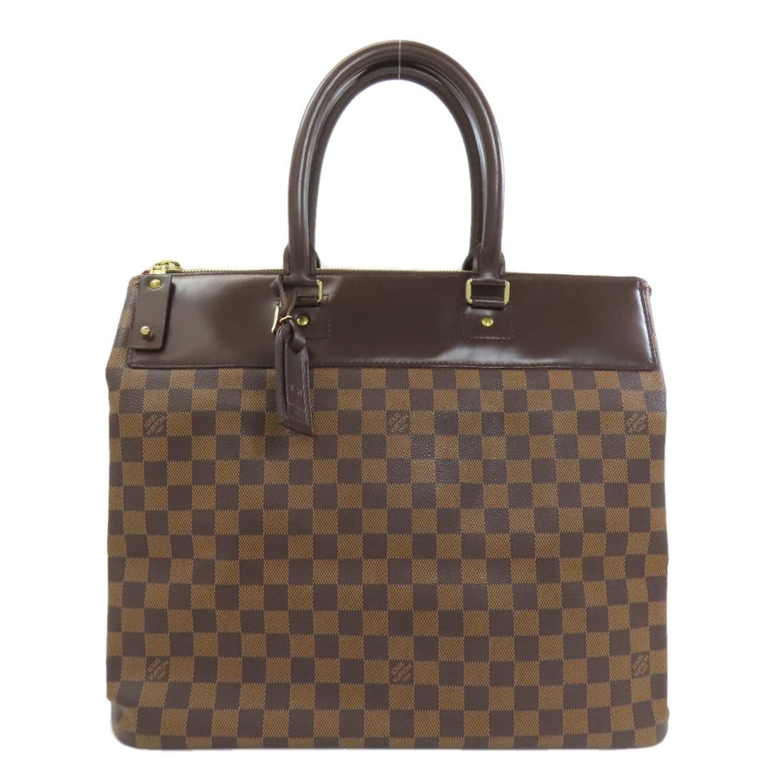 Louis Vuitton N41165 Greenwich PM Tote Bag, Damier Canvas, Women's LOUIS VUITTON: --- Catalog ---Category: SizeSize (HxWxD): 33cm x 39cm x 24.5cm / 12.99'' x 15.35'' x 9.64''Category: DesignType: Tote bagColor: Damier Canvas, EbeneGender: WomenMaterial: Damier Canvas Category: Gene