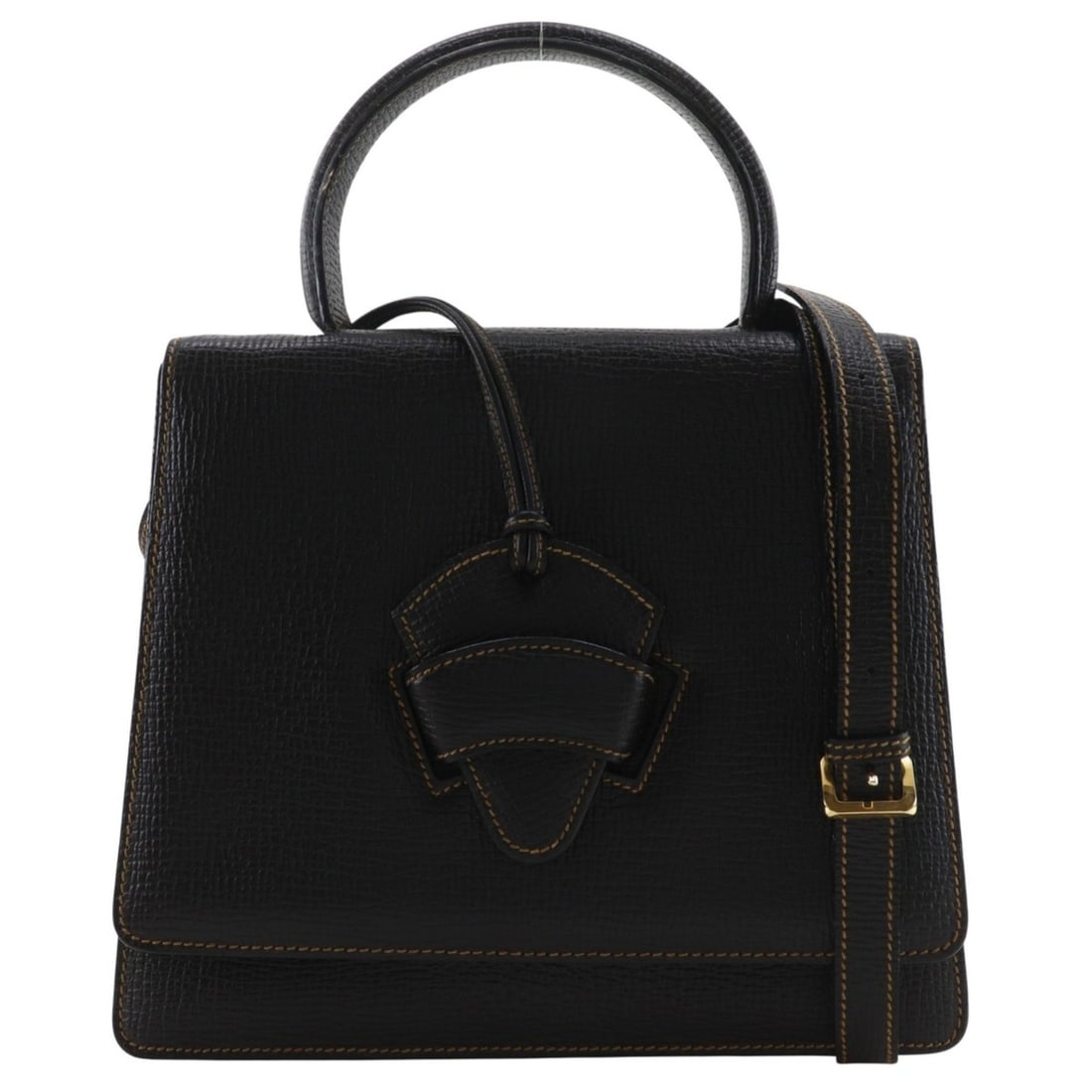 Loewe Barcelona Handbag, 2-Way Shoulder Bag, Embossed Leather, Black, 2-Way, A5 Size, Flap, Women's: --- Catalog ---Category: SizeWeight: 690g / 1.52lb.Strap Drop: 46cm / 18.11''Handle Drop: 9.00cm / 3.54''Size (HxWxD): 23cm x 28cm x 5cm / 9.05'' x 11.02'' x 1.96''Category: DesignType: HandbagColor: 