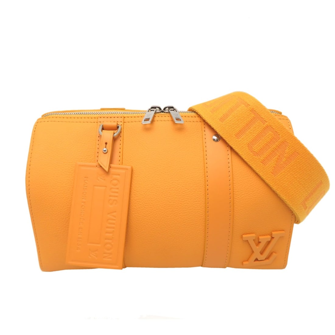 Louis Vuitton City Keepall Men's Shoulder Bag M21438 (Discontinued) Aerogram Yellow: --- Catalog ---Category: SizeSize (HxWxD): 16cm x 27cm x 12cm / 6.29'' x 10.62'' x 4.72''Category: DesignType: Shoulder bagColor: YellowGender: MenCategory: GeneralMPN: M21438Brand: Louis VuittonCount