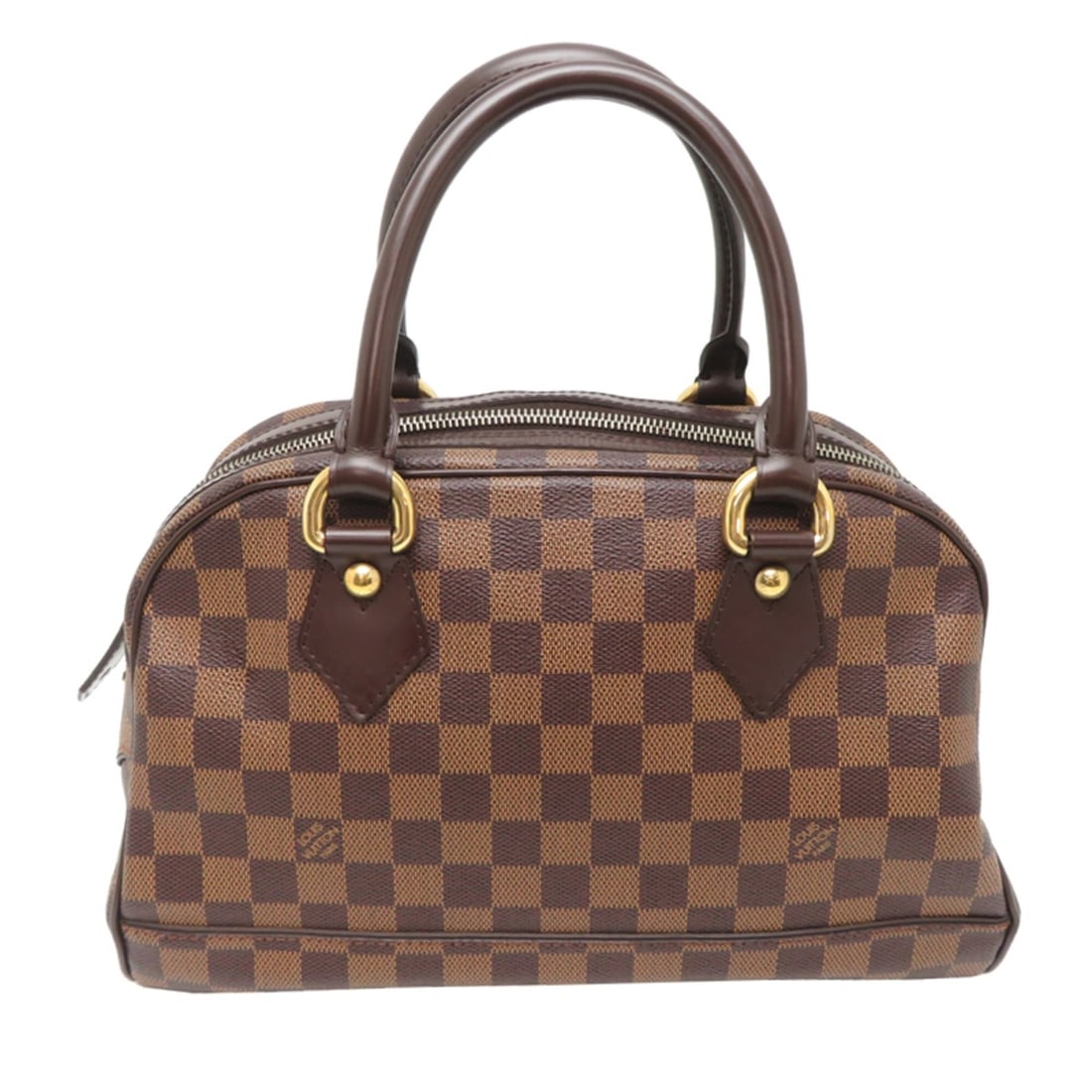 Louis Vuitton Duomo Women's Handbag N60008 (Discontinued) Damier Brown: --- Catalog ---Category: SizeSize (HxWxD): 18cm x 31cm x 15cm / 7.08'' x 12.2'' x 5.9''Category: DesignType: HandbagColor: BrownGender: WomenMaterial: Damier Canvas Category: GeneralMPN: N60008Brand: 
