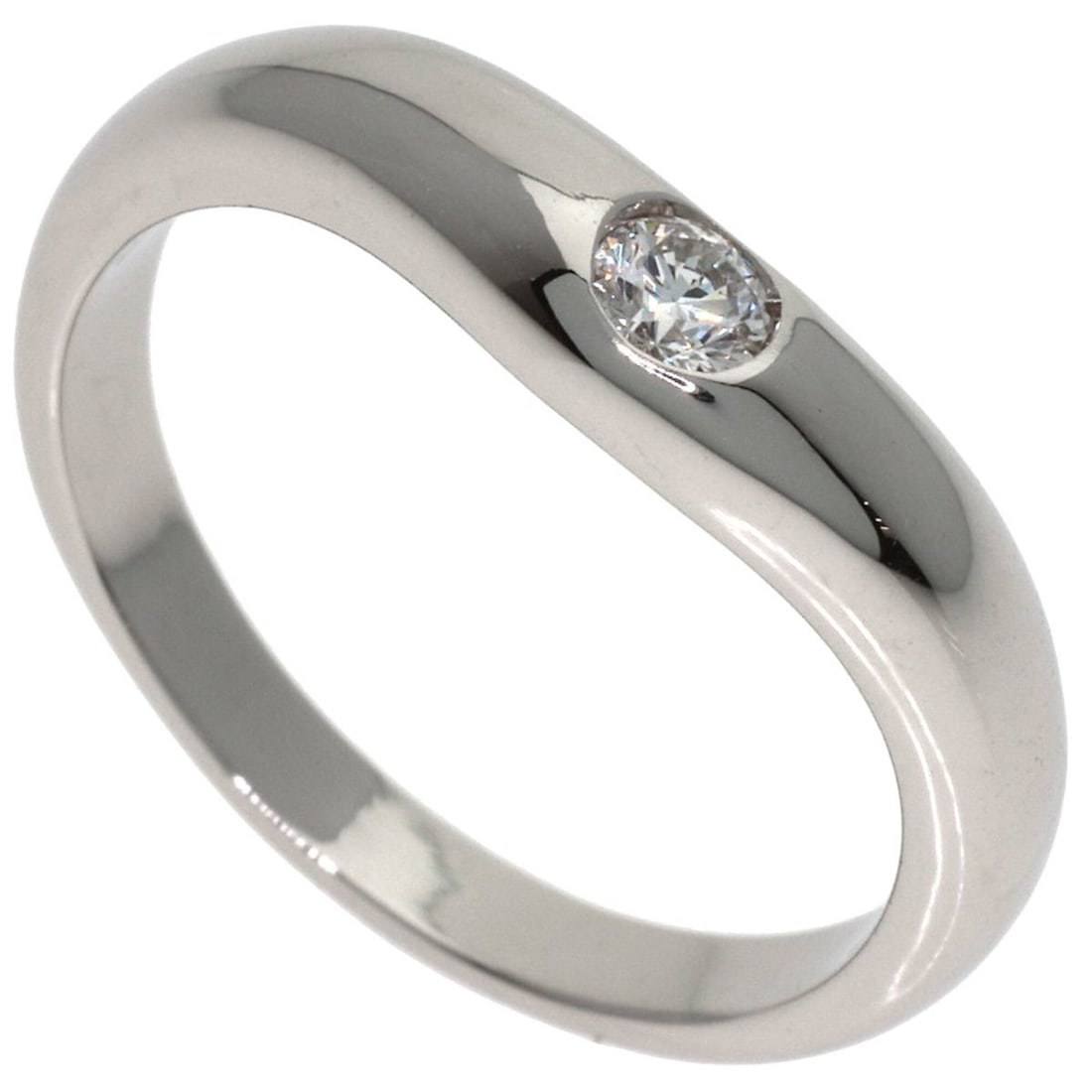 Bulgari Corona Diamond Ring, Platinum PT950, Women's BVLGARI: --- Catalog ---Category: SizeJP Size: 12US Size: 6.5Category: DesignType: Band ringStone: DiamondGender: WomenMaterial: Platinum 950Category: GeneralBrand: Bvlgari--- Item List ---Section: ConditionRa