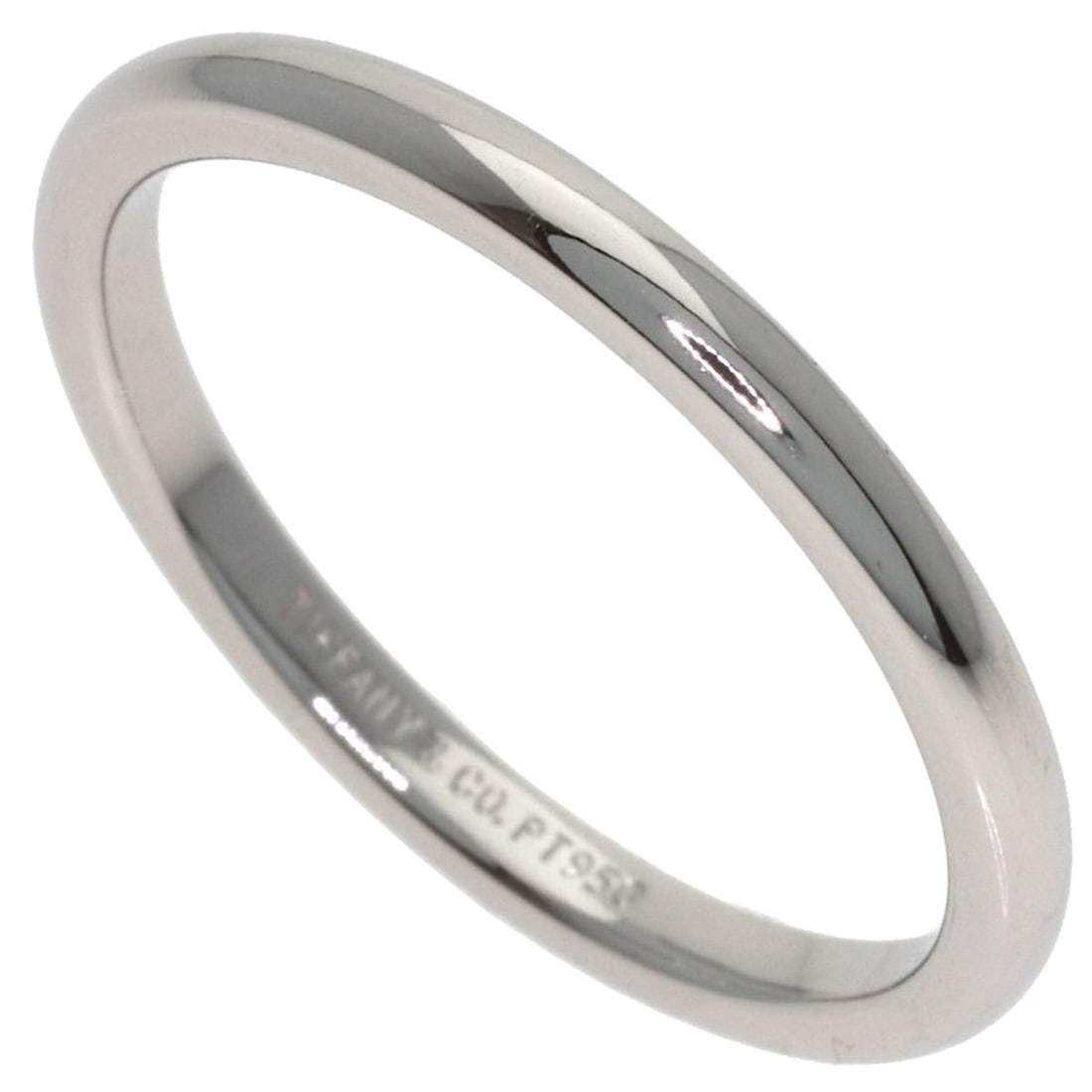 Tiffany & Co. Wedding Ring, Platinum PT950, Women's.: --- Catalog ---Category: SizeJP Size: 15.5US Size: 7.5Category: DesignType: Band ringGender: WomenMaterial: Platinum 950Category: GeneralBrand: Tiffany--- Item List ---Section: ConditionRanking: Rank 