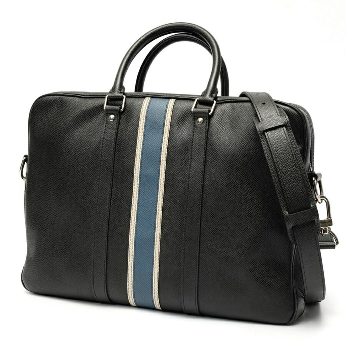 Louis Vuitton PDV (Porte Documents Voyage) PM M34418 Taiga Leather Ardoise (Gray): --- Catalog ---Category: SizeSize (HxWxD): 27cm x 37cm x 6cm / 10.62'' x 14.56'' x 2.36''Category: DesignType: Document caseColor: Ardoise, GrayGender: Women,MenMaterial: Taiga leather , Leather Categ