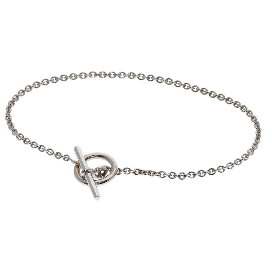 Hermes Mini Chaine d'Ancre Bracelet 18K White Gold Women's HERMES: --- Catalog ---Category: SizeLength: 16cm / 6.29''Category: DesignType: Charm braceletGender: WomenMaterial: White gold (18K)Category: GeneralBrand: Hermes--- Item List ---Section: ConditionRanking: R