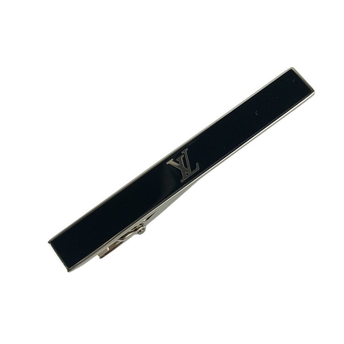 LOUIS VUITTON Louis Vuitton Tie Pin LV Award M00913 Silver Black Metal Men's: --- Catalog ---Category: SizeSize (HxWxD): 8.00mm x 60.00mm / 0.31'' x 2.36''Category: DesignType: Tie pinColor: Black, SilverGender: MenMaterial: MetalCategory: GeneralBrand: Louis VuittonCountry of 