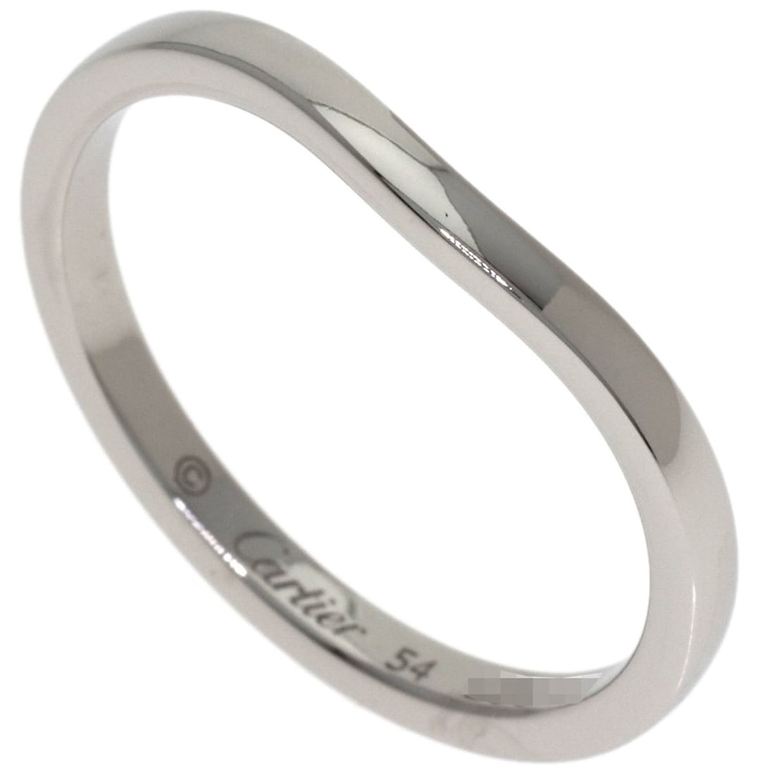 Cartier Ballerina Wedding Ring #54, Platinum PT950, Women's, CARTIER: --- Catalog ---Category: SizeJP Size: 14US Size: 7Category: DesignType: Band ringGender: WomenMaterial: Platinum 950Category: GeneralBrand: Cartier--- Item List ---Section: ConditionRanking: Rank A Us