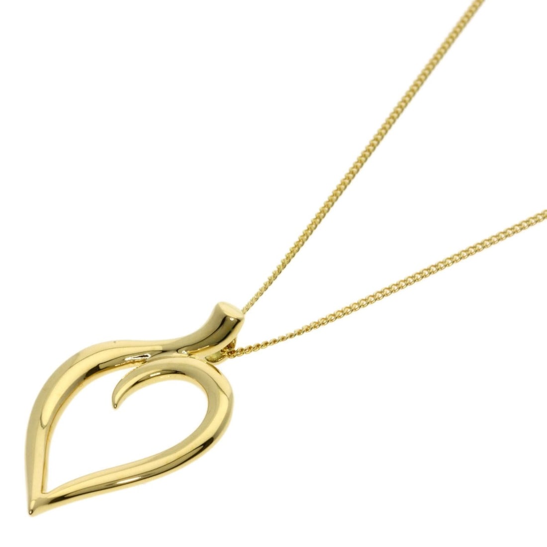 Tiffany & Co. Leaf Heart Necklace, 18K Yellow Gold, Women's.: --- Catalog ---Category: SizePendant Size: 27mm x 16.3mm / 1.06'' x 0.64''Neck Circumference: 45.5 cm / 17.91''Category: DesignGender: WomenMaterial: Yellow gold (18K)Necklace Type: NecklaceCategory: 
